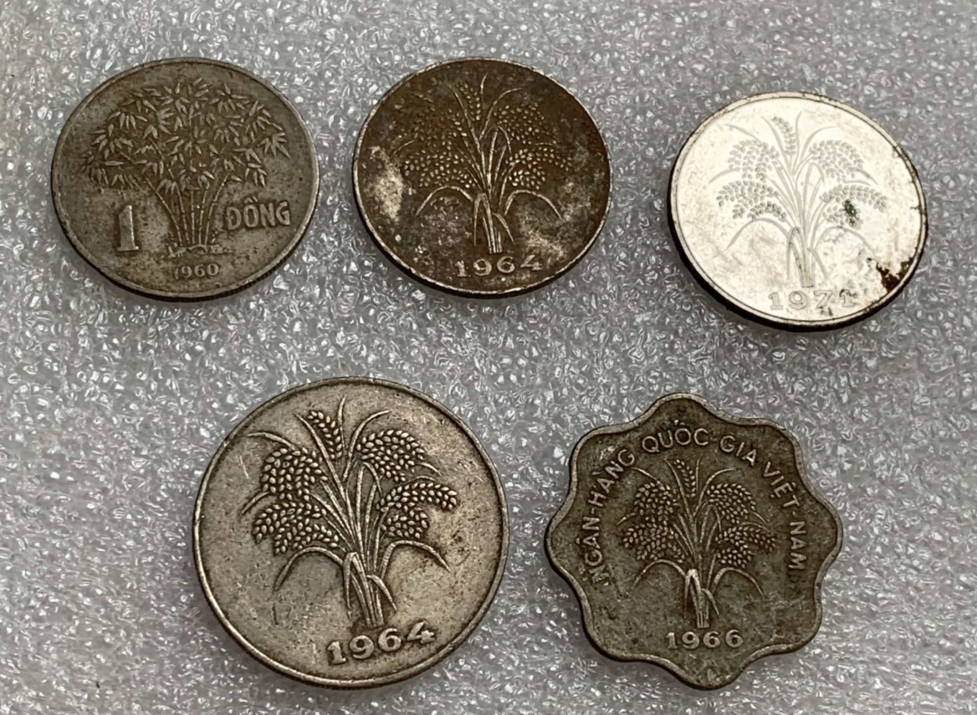 瓶子🏺第87期拍卖会 越南FAO币5枚