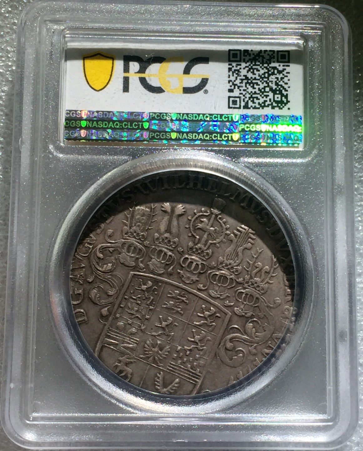 方圆集藏第三期专场 11241-PCGS50分 德国1719年 布伦瑞克 野人泰勒大银币