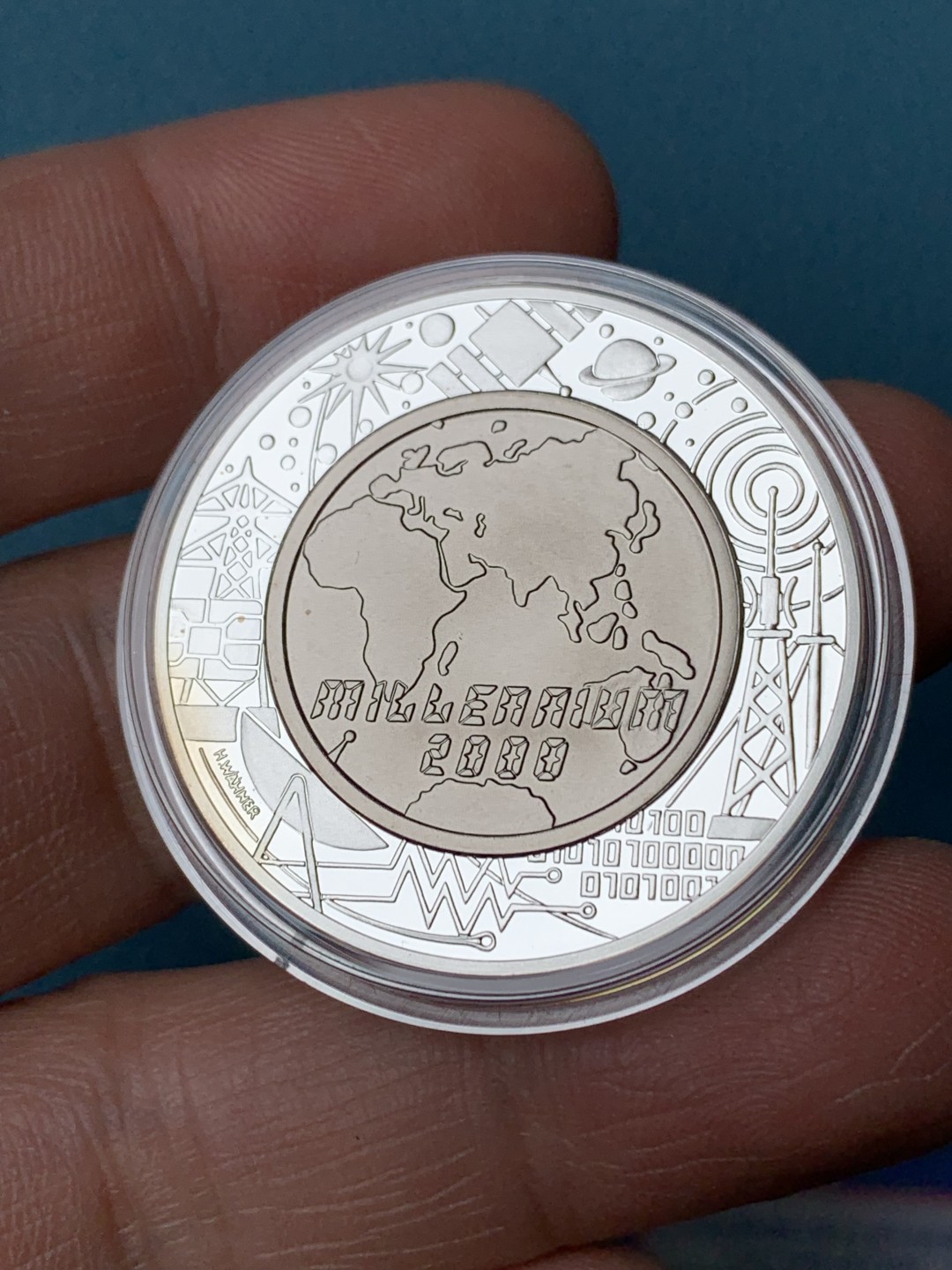 《竞宝斋》第154场-周日，周一，周四 3场 (全场包邮) 奥地利2000年 100先令铌币 含银90%