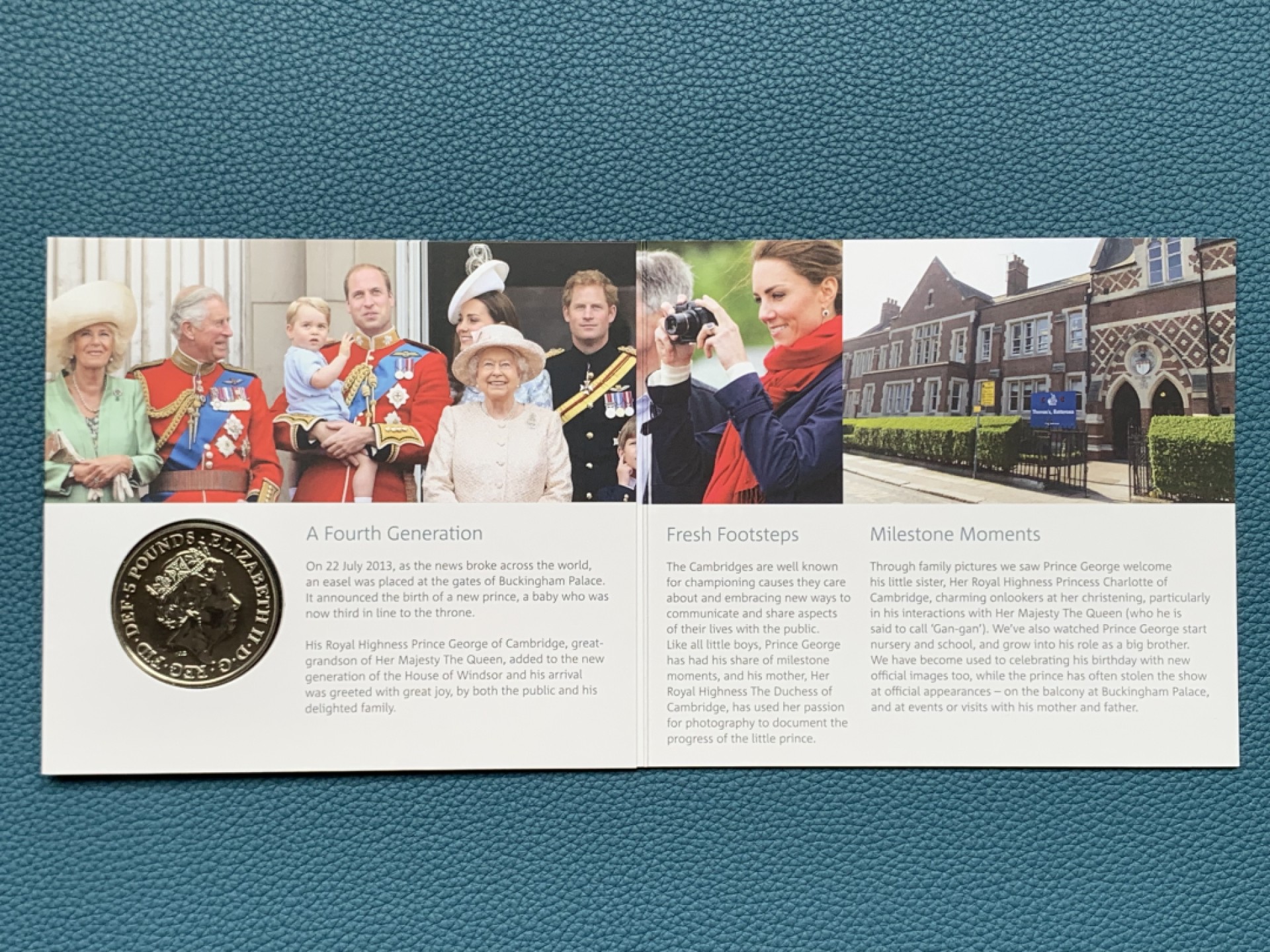 《竞宝斋》第154场-周日，周一，周四 3场 (全场包邮) 英国2018年 屠龙5镑 克朗大镍币 稀少品种