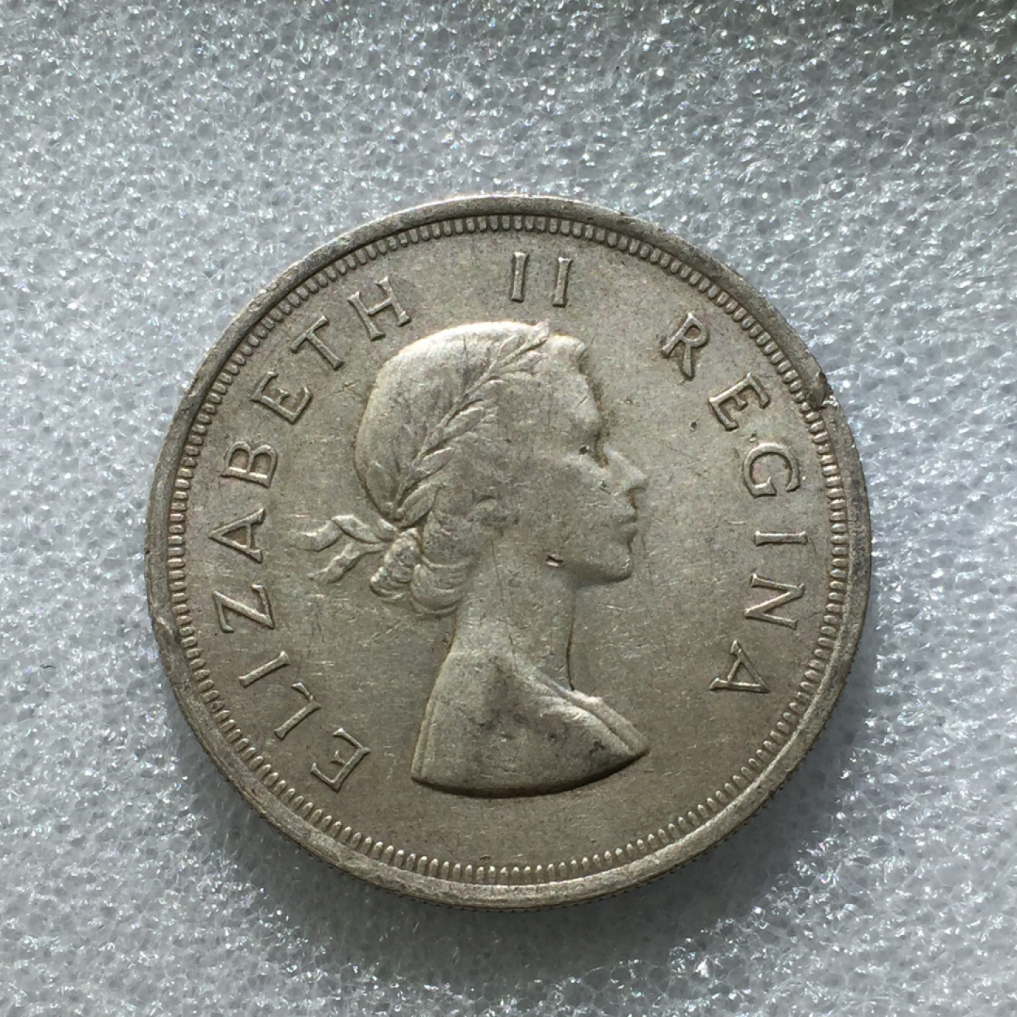 方圆集藏第三期专场 11222-南非1953年5先令克朗银币