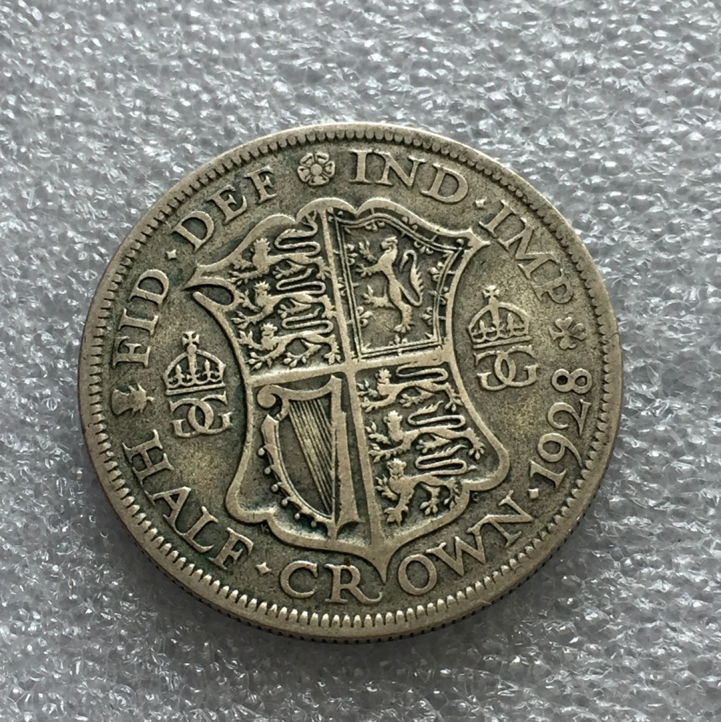 方圆集藏第三期专场 7050-英国1928年乔治五世半克朗银币