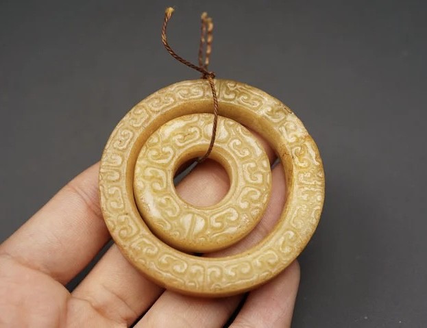 ｜冷门出品｜精选专拍·第叁拾陆场· 地方玉 同心圈挂件