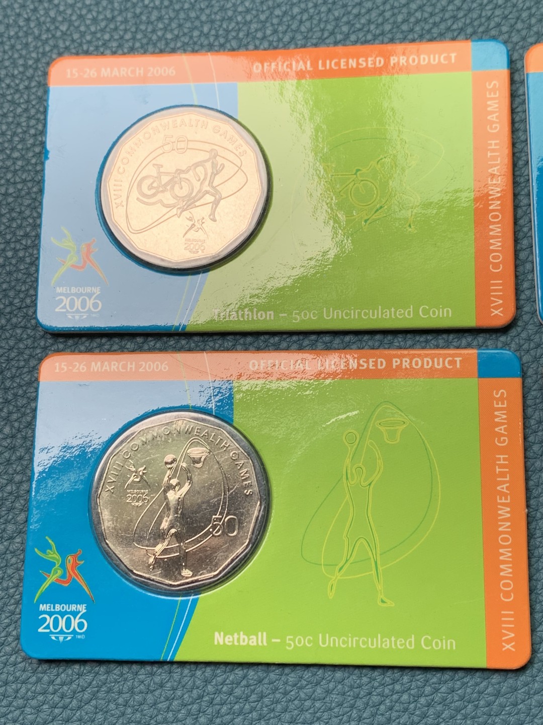 《竞宝斋》第154场-周日，周一，周四 3场 (全场包邮) 四枚一组 澳大利亚2006年 奥运纪念 原厂封装