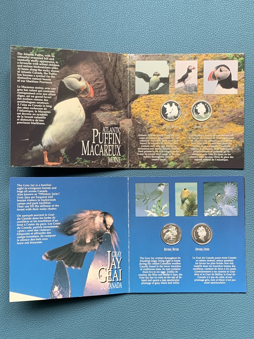 《竞宝斋》第154场-周日，周一，周四 3场 (全场包邮) 加拿大1995年 珍惜动物系列 四枚套精制银币 50分 非常稀少 成套更少见