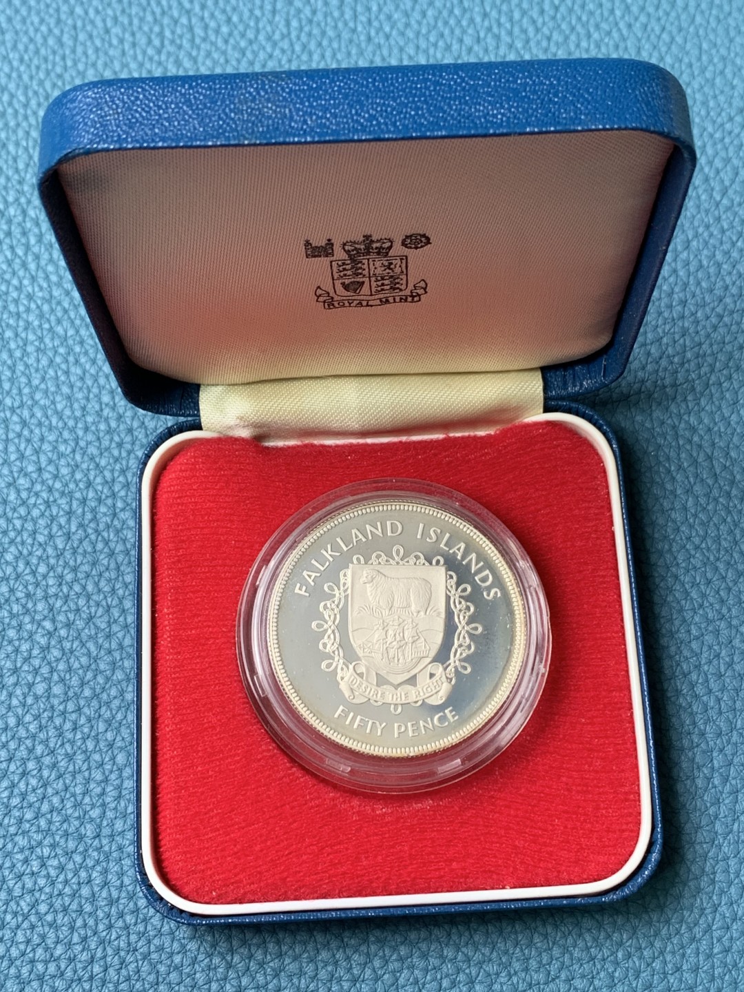 《竞宝斋》第154场-周日，周一，周四 3场 (全场包邮) 英属法克兰群岛1977年 加冕纪念 大银币 精制 少见