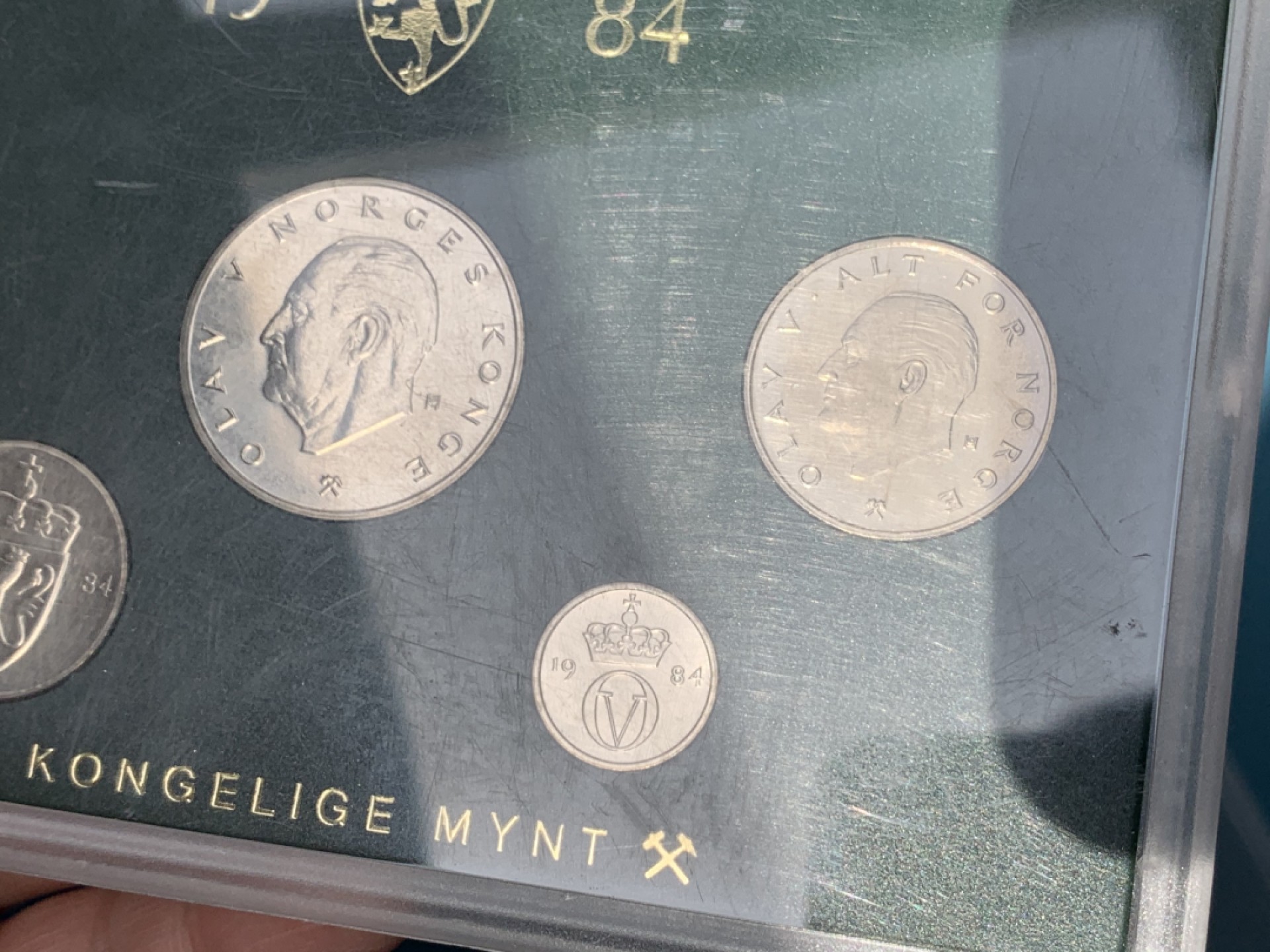 《竞宝斋》第154场-周日，周一，周四 3场 (全场包邮) 挪威1984年官方原装套币，BU品质