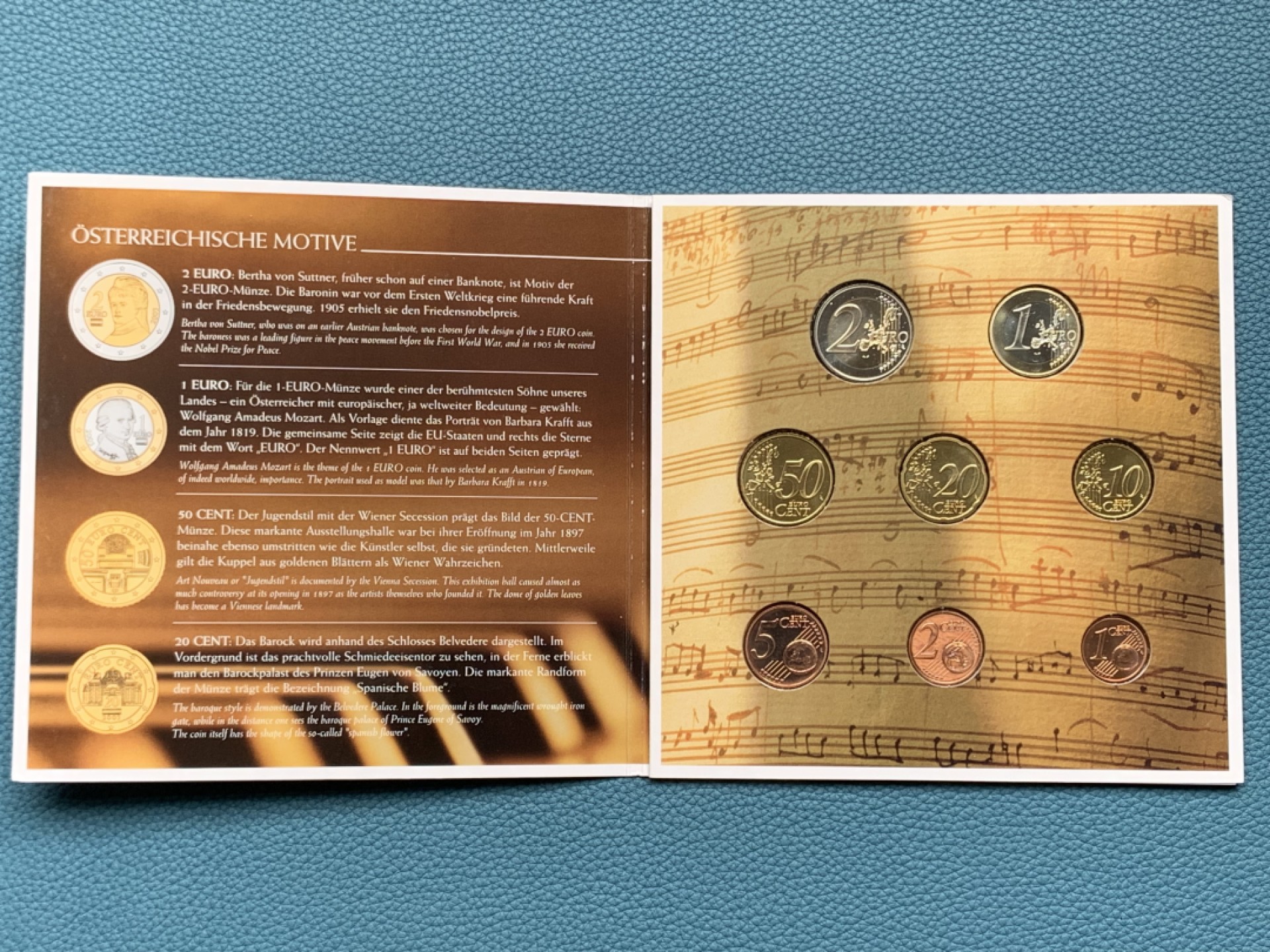 《竞宝斋》第154场-周日，周一，周四 3场 (全场包邮) 奥地利2003年 1分到2欧元 八枚套