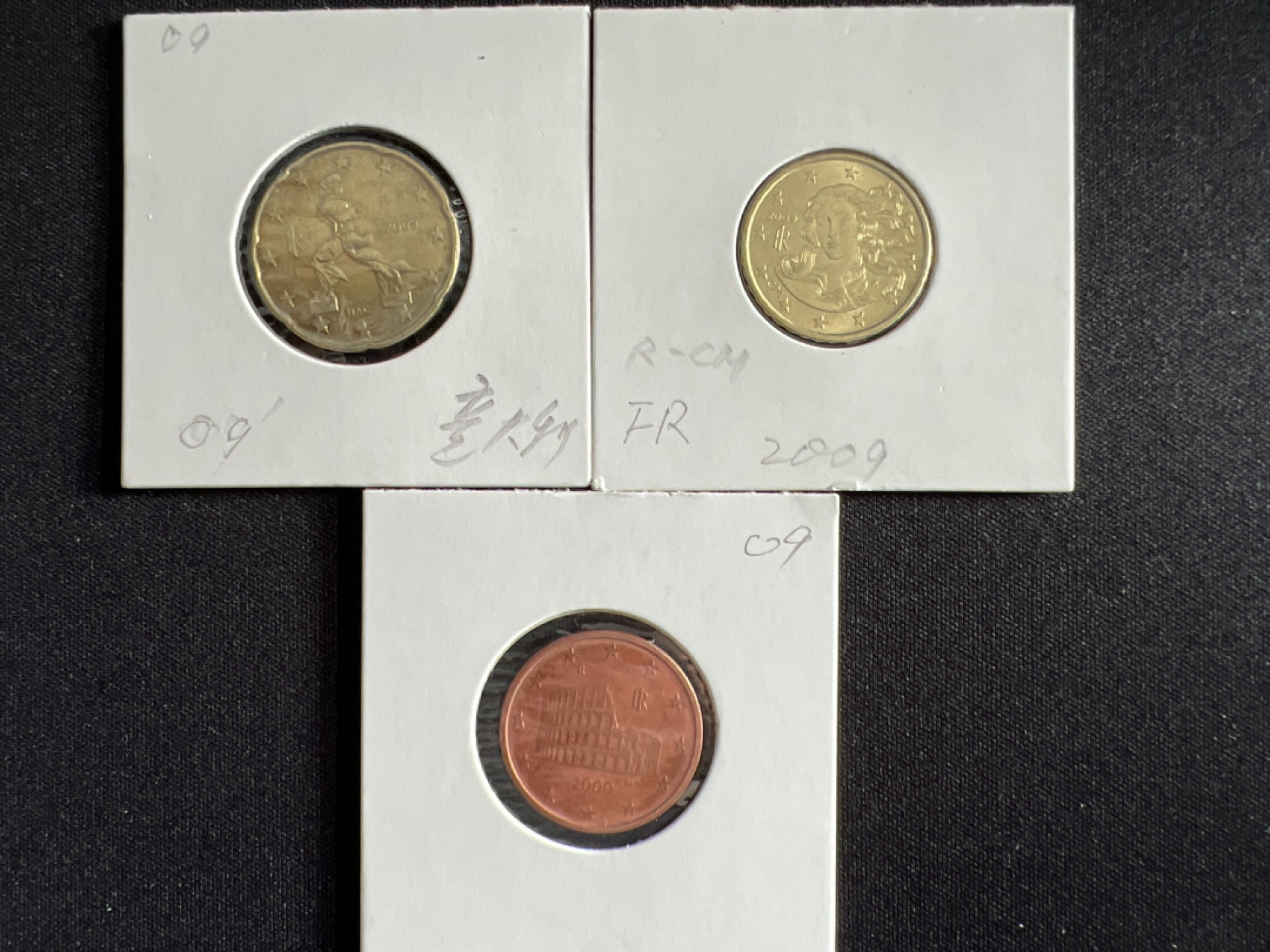 泡泡堂微拍第一 二 六幕硬币捡漏可累计专场👿👿，累计满二十元包邮，接受代拍业务 意大利2009年3枚