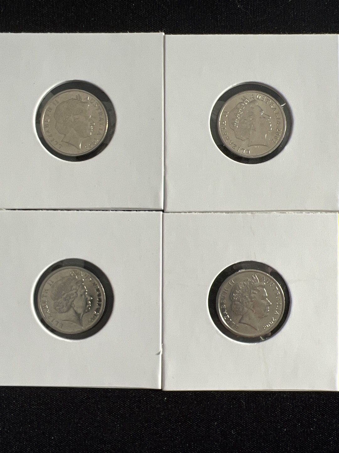 泡泡堂微拍第一 二 六幕硬币捡漏可累计专场👿👿，累计满二十元包邮，接受代拍业务 澳大利亚五分四枚不同年份