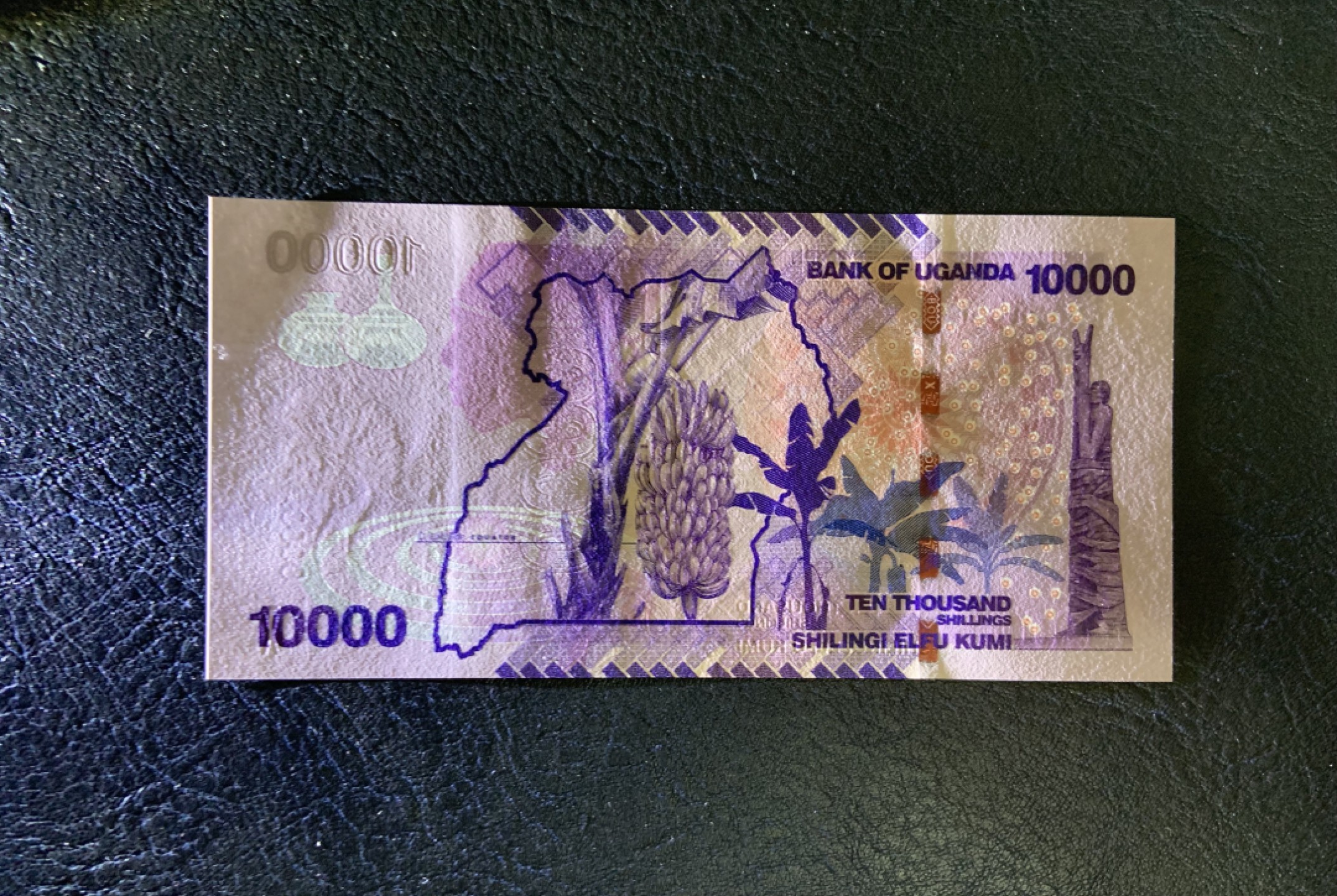 收藏联盟Quantum Auction 第251期拍卖  乌干达2010年10000先令 品相全新UNC 饭蕉