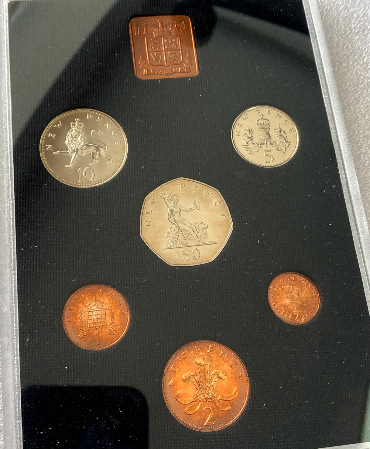 方圆集藏第三期专场 11274-英国1971年币改首年皇家造币厂7枚精制币套装