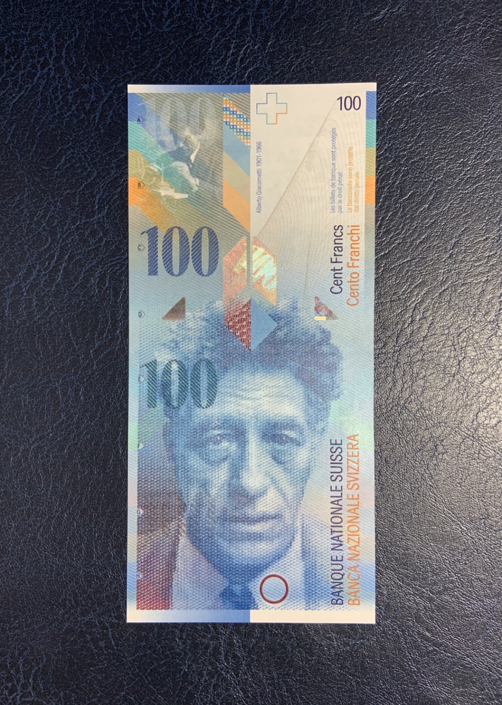 收藏联盟Quantum Auction 第251期拍卖  瑞士2014年100法郎 品相全新UNC
