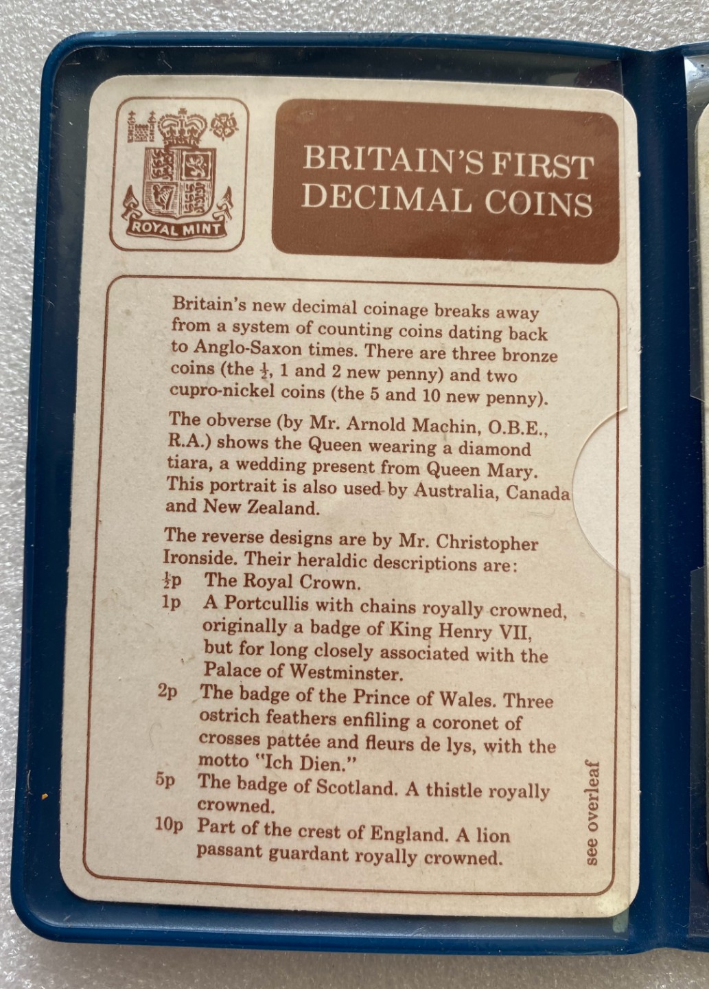 方圆集藏第三期专场 6385-英国1971便士套币一本