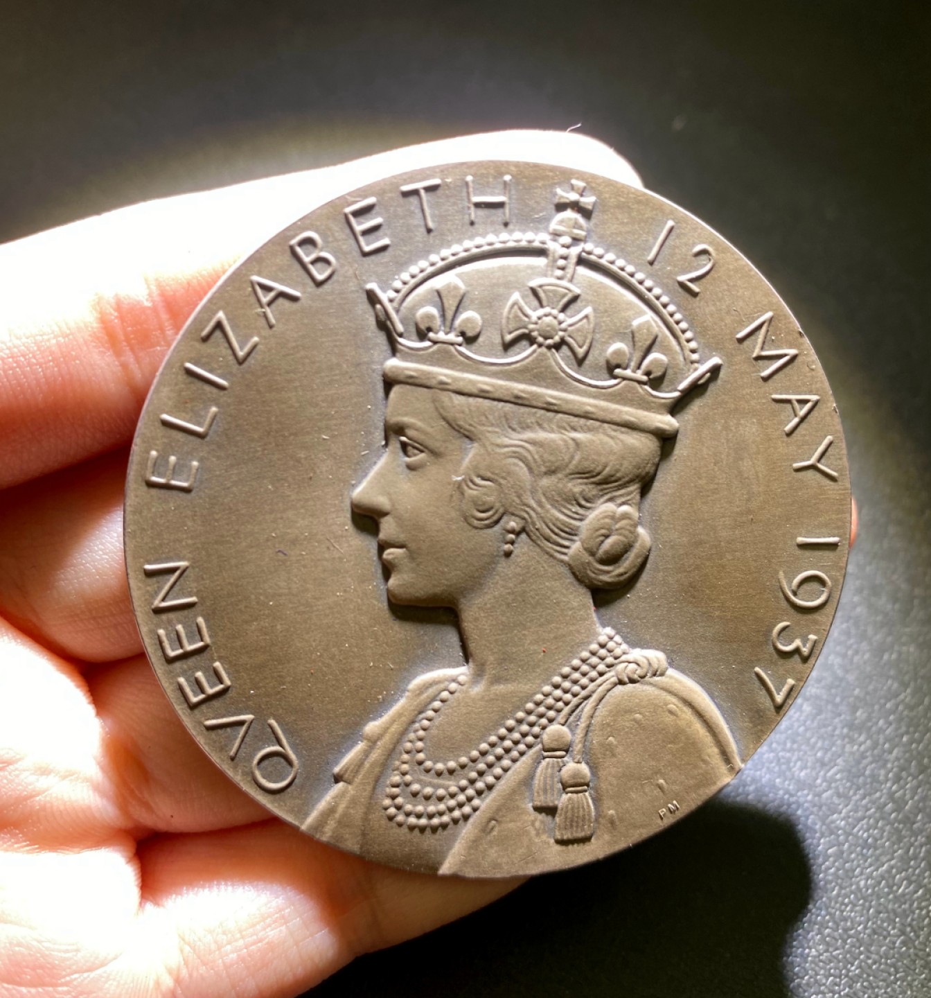 方圆集藏第三期专场 10734-英国1937年乔治六世和伊丽莎白王后加冕大银章