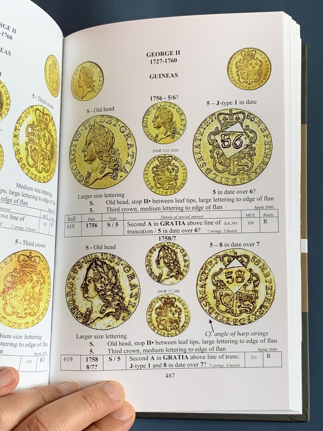 《竞宝斋》第154场-周日，周一，周四 3场 (全场包邮) Spink Book。EGC,1649-1816年英国金币参考目录图书。精装，全新完美品。216*136mm，680页，全幅彩色插图。这本全新的综合指南涵盖了每种类型的英国金币，包括许多新品种以及当前价格。EGC记录了英国金币的主要和许多次要认可的类型和模具