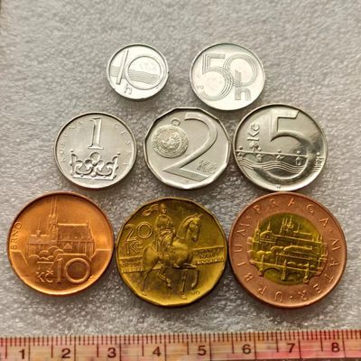 【淘币小摊】第九十一拍  散币场 本周三连拍  满百包邮 - 捷克8枚套币