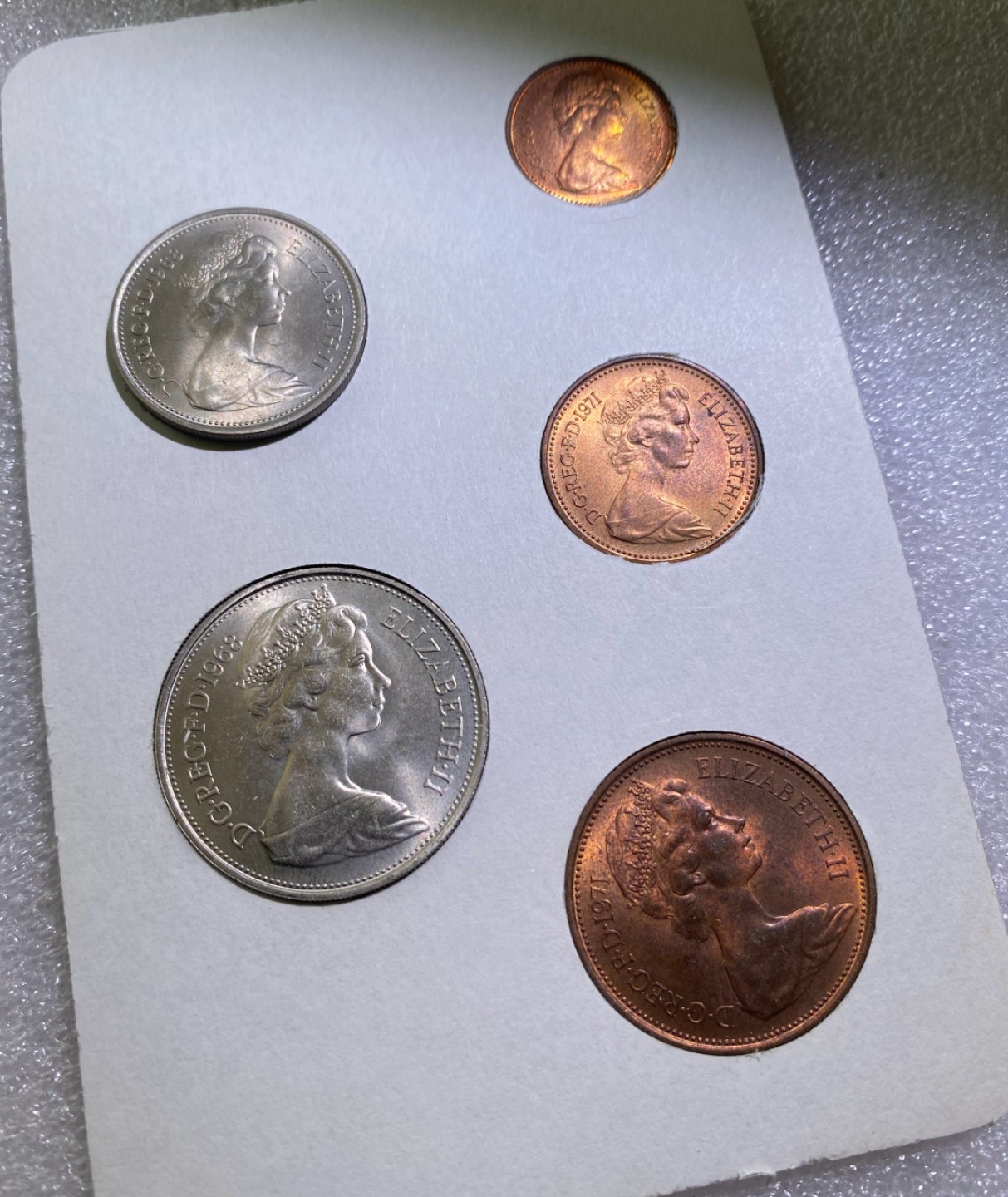 方圆集藏第三期专场 6385-英国1971便士套币一本