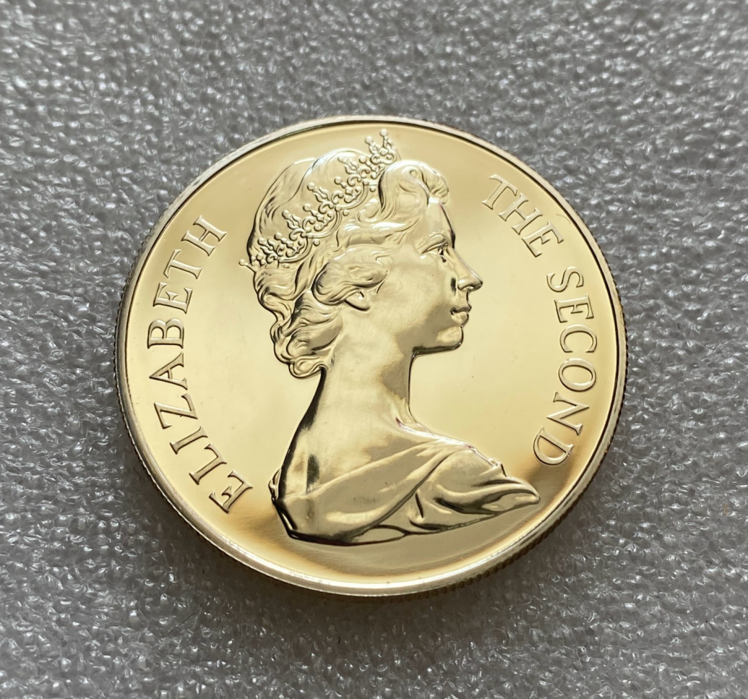 方圆集藏第三期专场 11273-圣赫拿拉群岛1973年25便士精制纪念银币