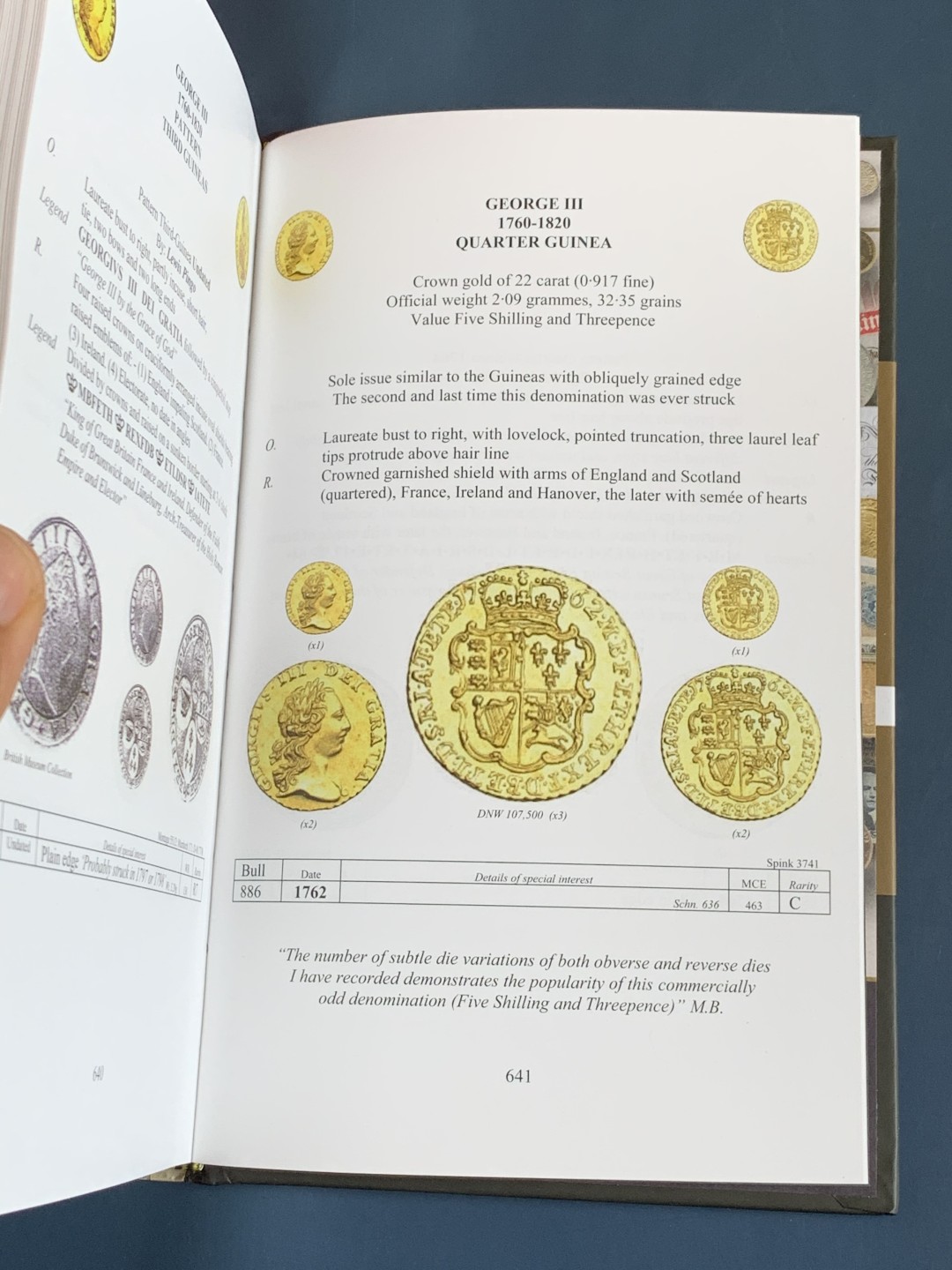 《竞宝斋》第154场-周日，周一，周四 3场 (全场包邮) Spink Book。EGC,1649-1816年英国金币参考目录图书。精装，全新完美品。216*136mm，680页，全幅彩色插图。这本全新的综合指南涵盖了每种类型的英国金币，包括许多新品种以及当前价格。EGC记录了英国金币的主要和许多次要认可的类型和模具