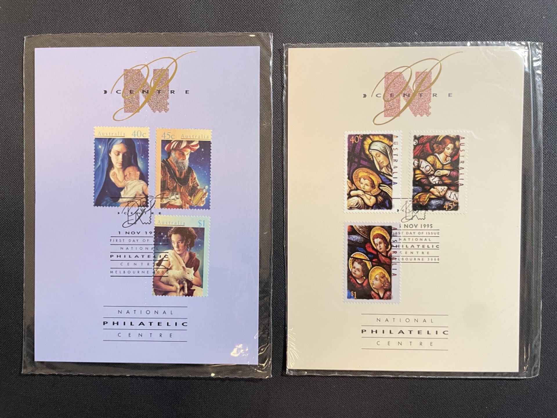 【第39期】莲池国际邮品拍卖 【秒杀】澳大利亚 圣诞套票 首日邮票卡2个