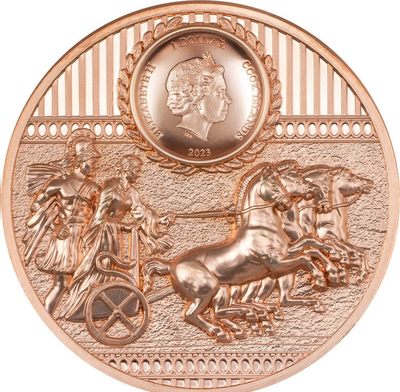 【币将精彩】世界钱币拍卖拍卖（2026-5-6） 库克2023年斯巴达勇士双面加厚50克大铜币带证书