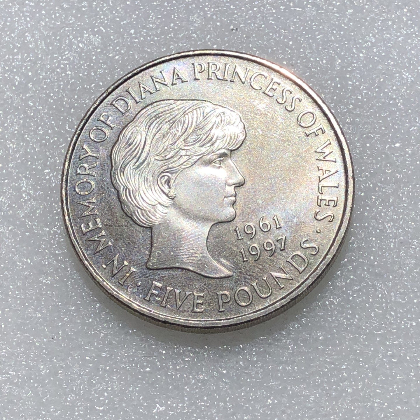 环球钱币第001场 1999年英国戴安娜5镑