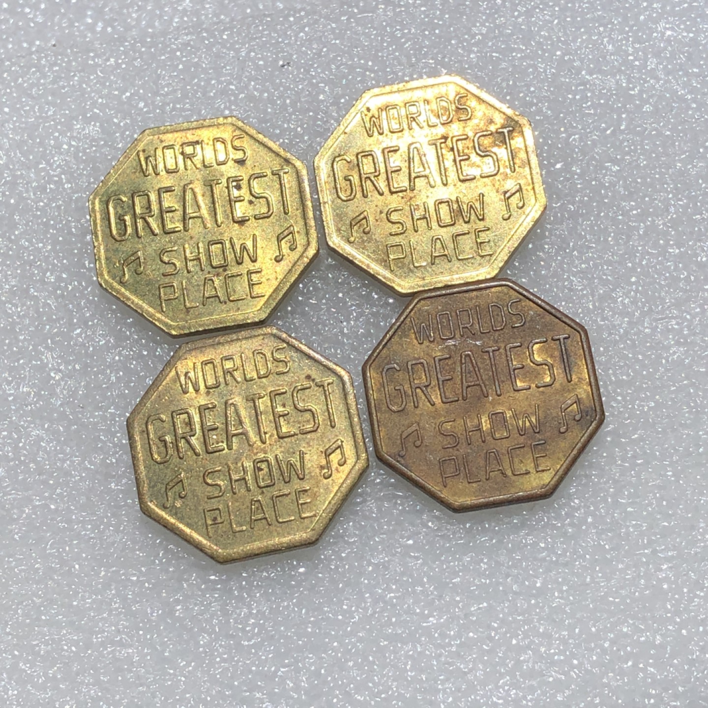 环球钱币第001场 外国风月场纪念章4枚