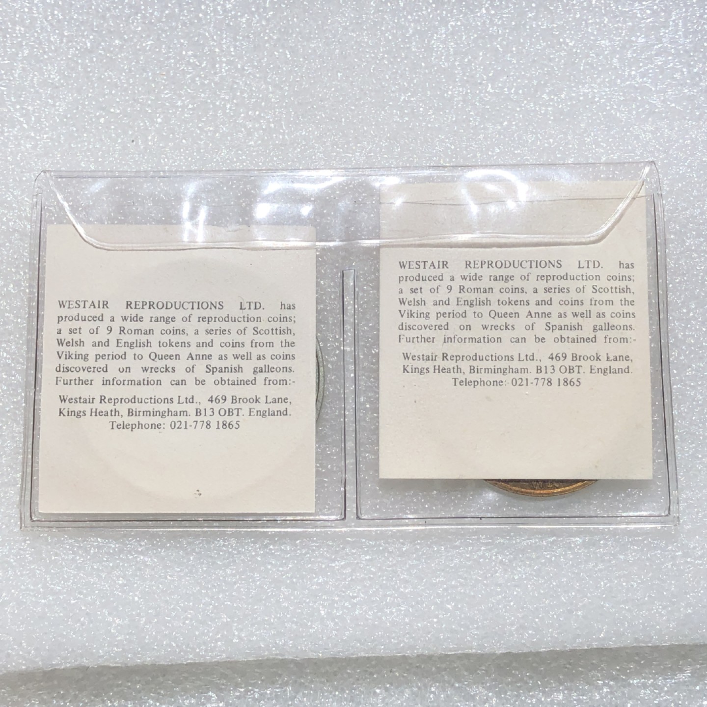 环球钱币第001场 外国纪念章2枚