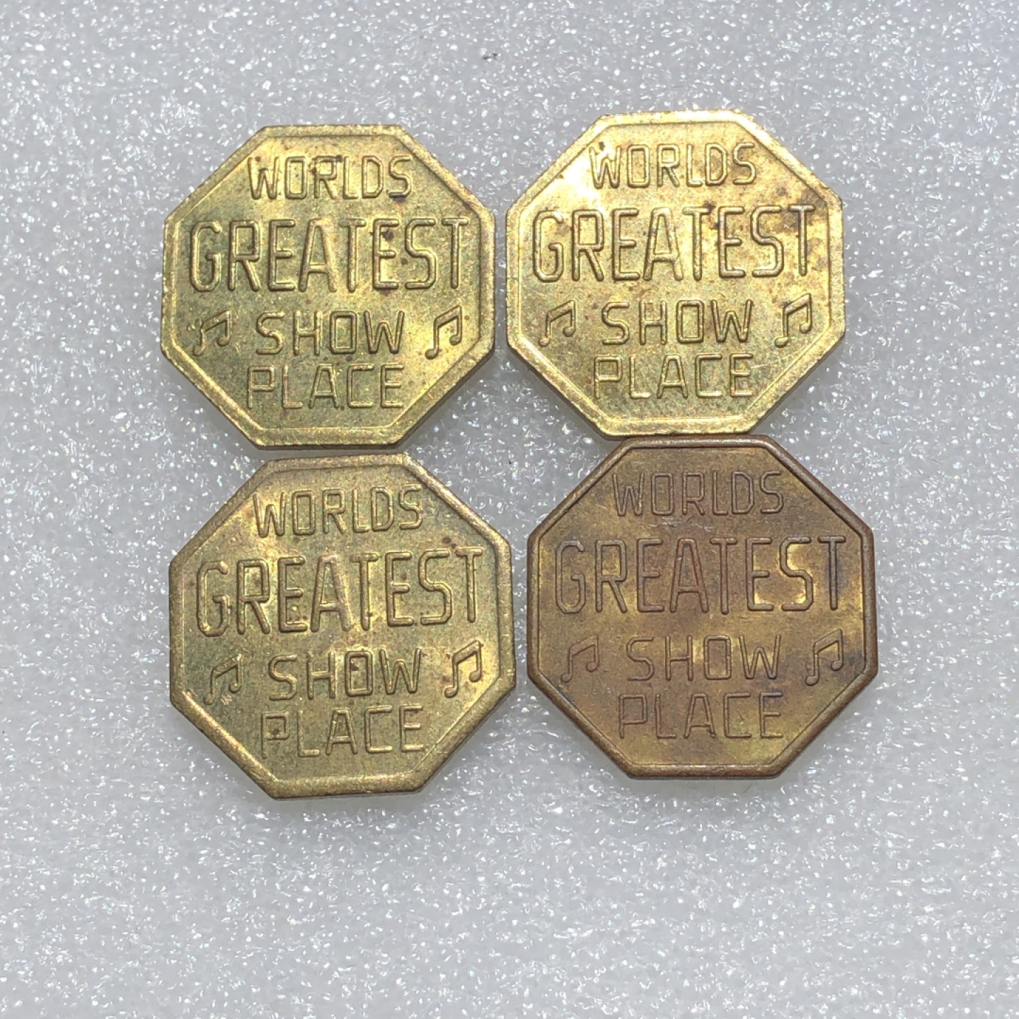 环球钱币第001场 外国风月场纪念章4枚