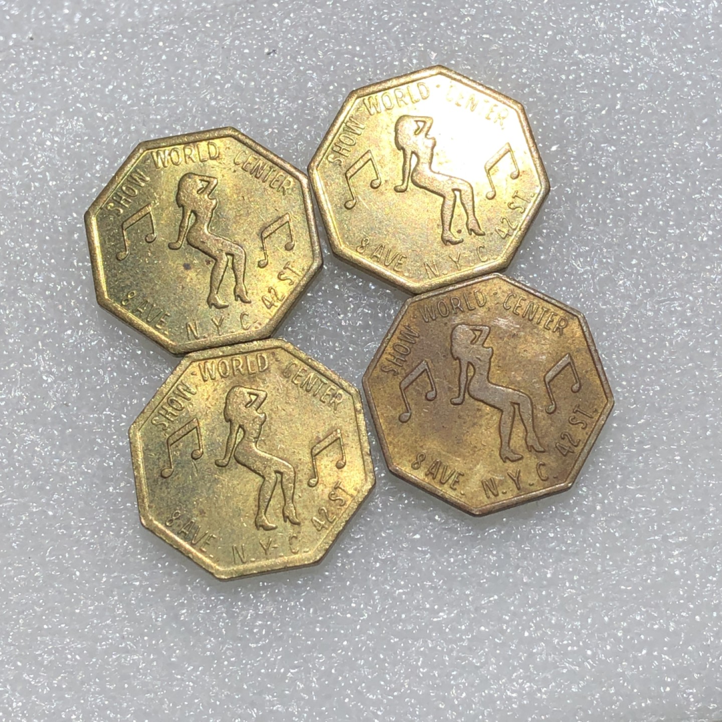 环球钱币第001场 外国风月场纪念章4枚