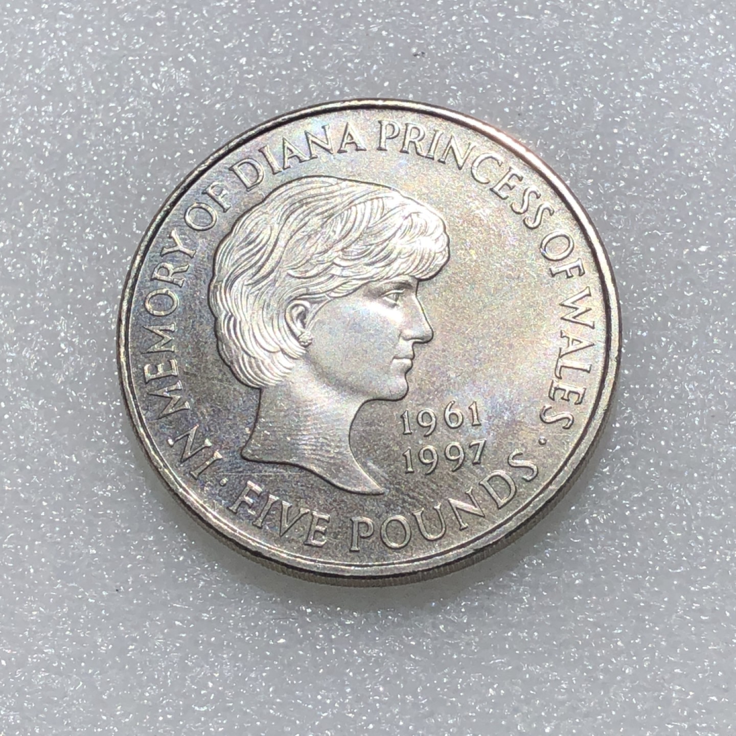 环球钱币第001场 1999年英国戴安娜5镑