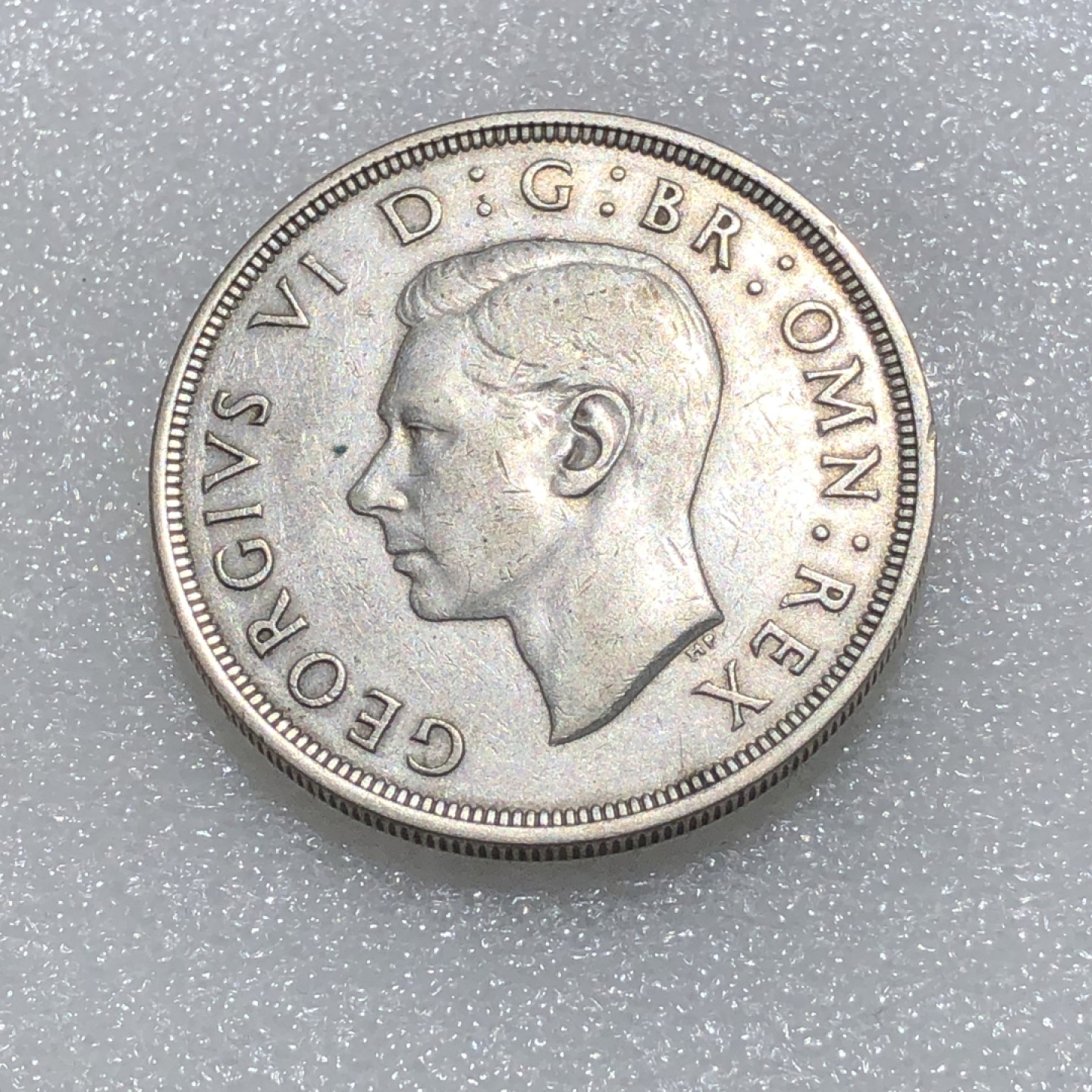 环球钱币第001场 1937年英国乔六1克朗银币