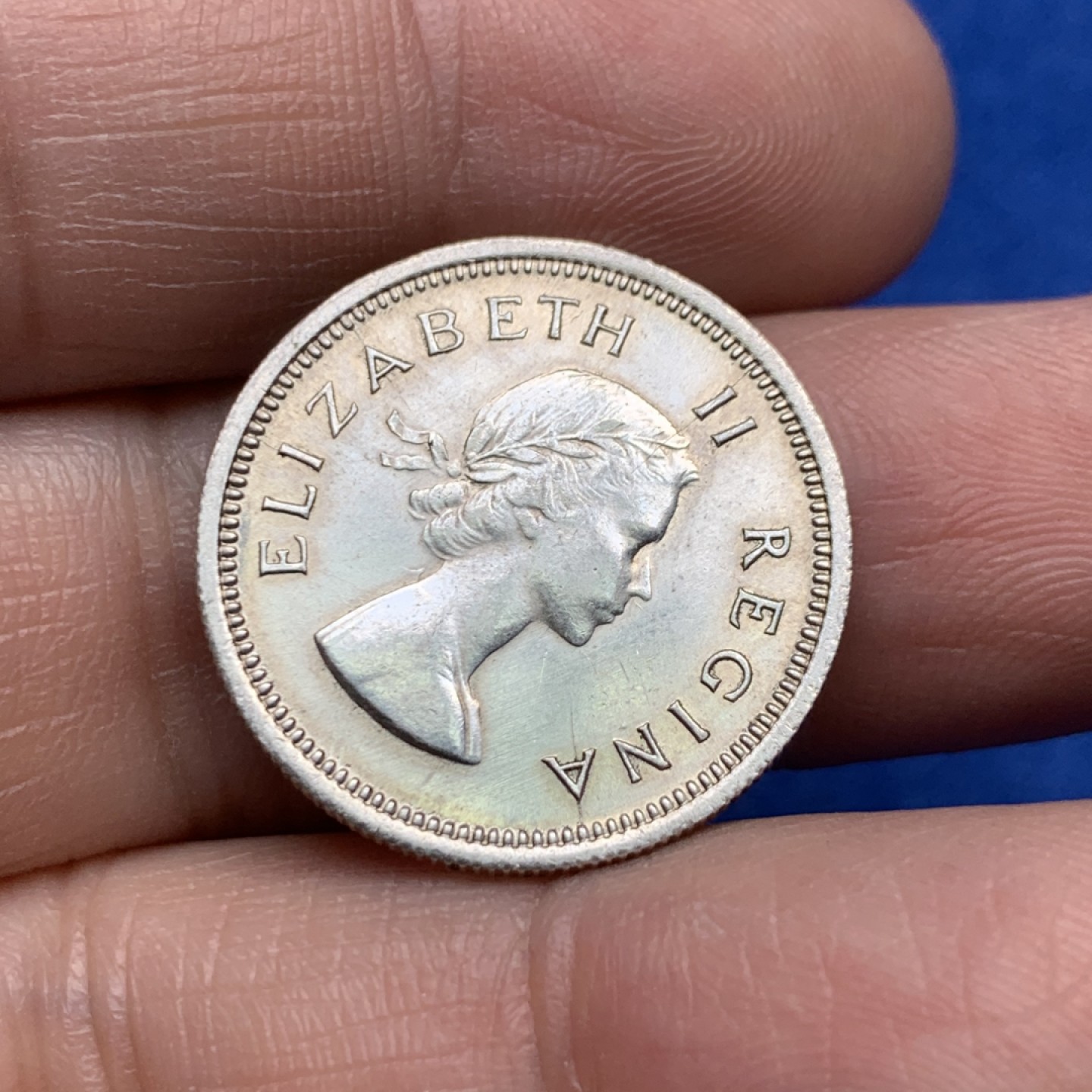 《竞宝斋》三少爷老婆本专场-第156场 (全场包邮) 英属南非1958年1先令小银币