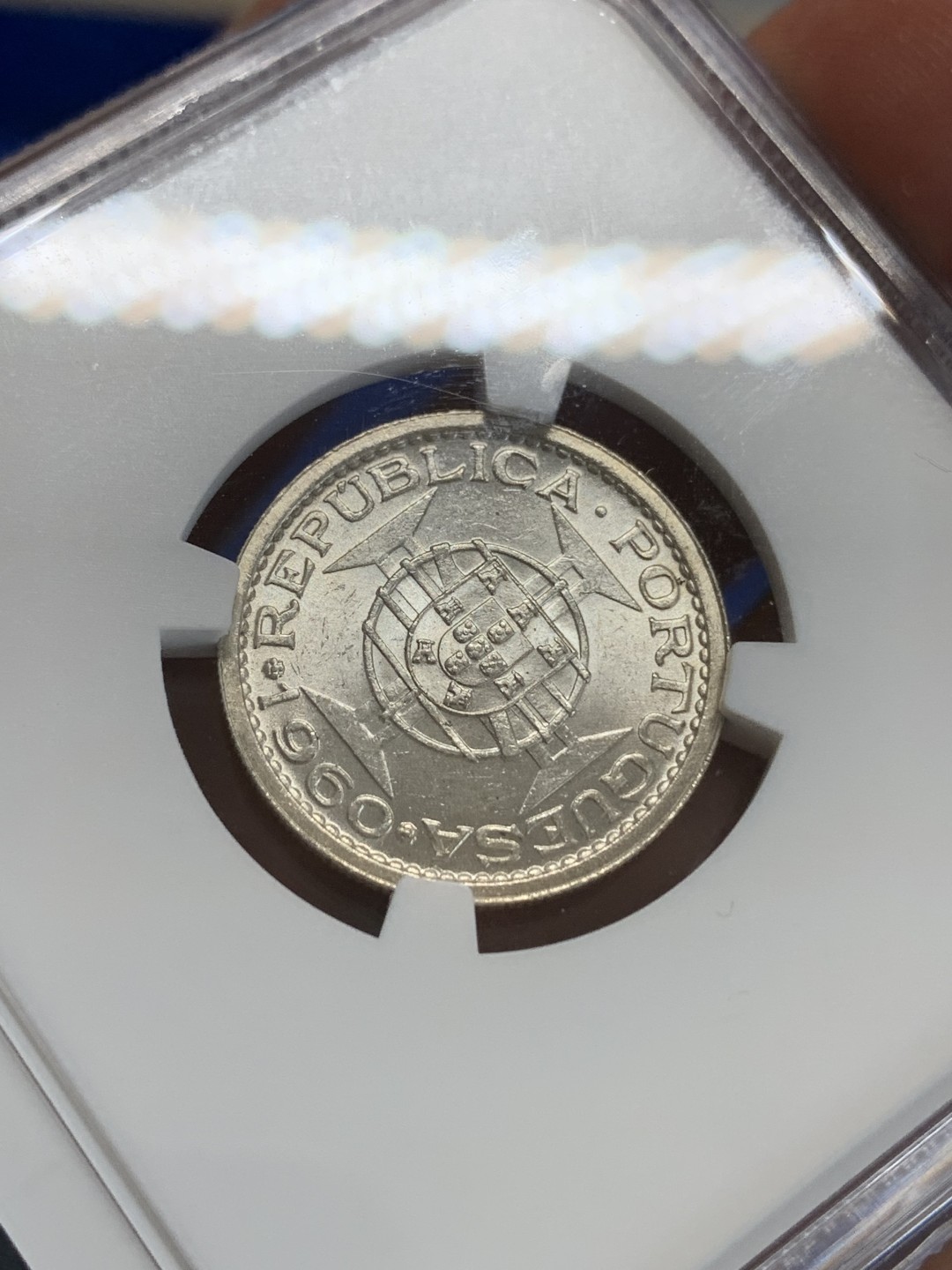 《竞宝斋》三少爷老婆本专场-第156场 (全场包邮) NGC MS64 葡属莫桑比克1960年5埃斯库多银币