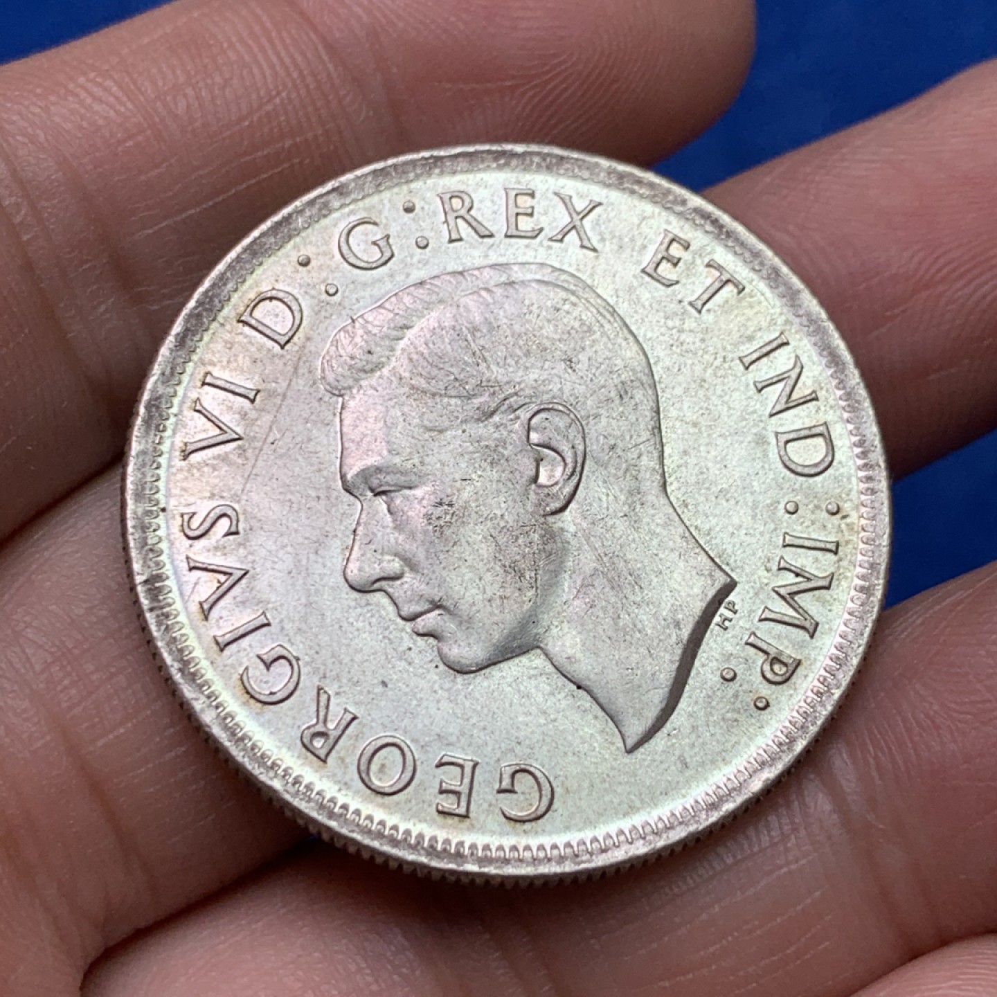 《竞宝斋》三少爷老婆本专场-第156场 (全场包邮) 加拿大1939年皇室访问纪念1元银币