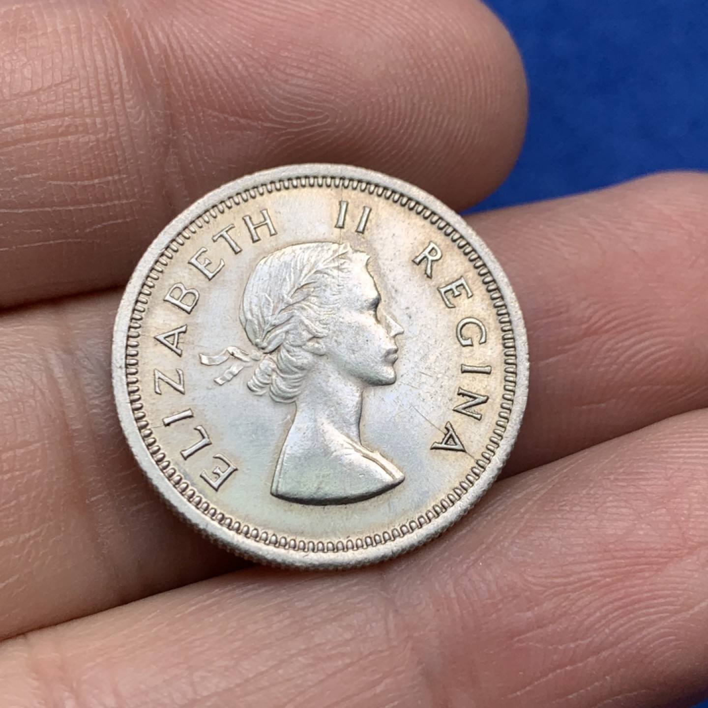 《竞宝斋》三少爷老婆本专场-第156场 (全场包邮) 英属南非1958年1先令小银币