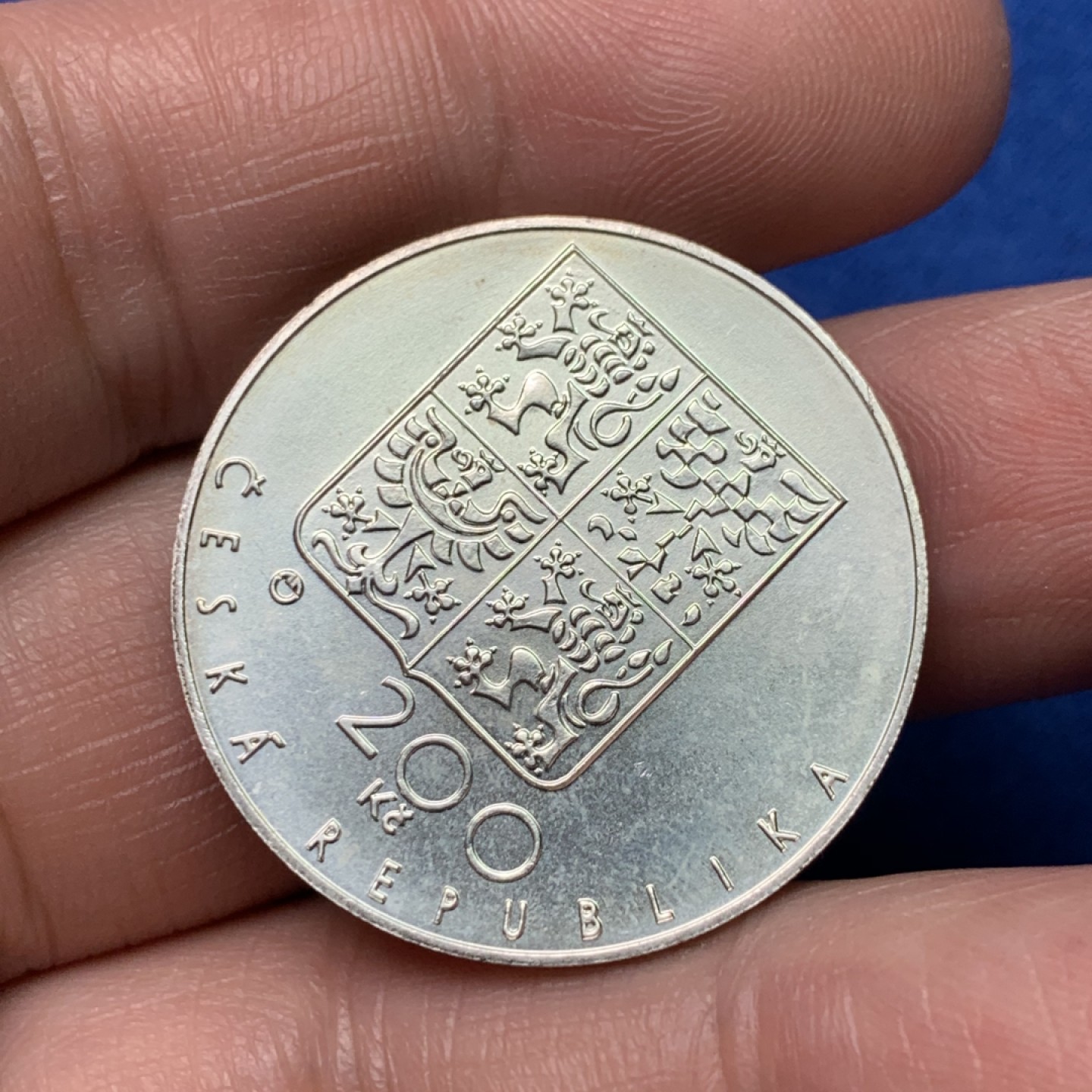 《竞宝斋》三少爷老婆本专场-第156场 (全场包邮) 捷克斯洛伐克1994年200克朗银币