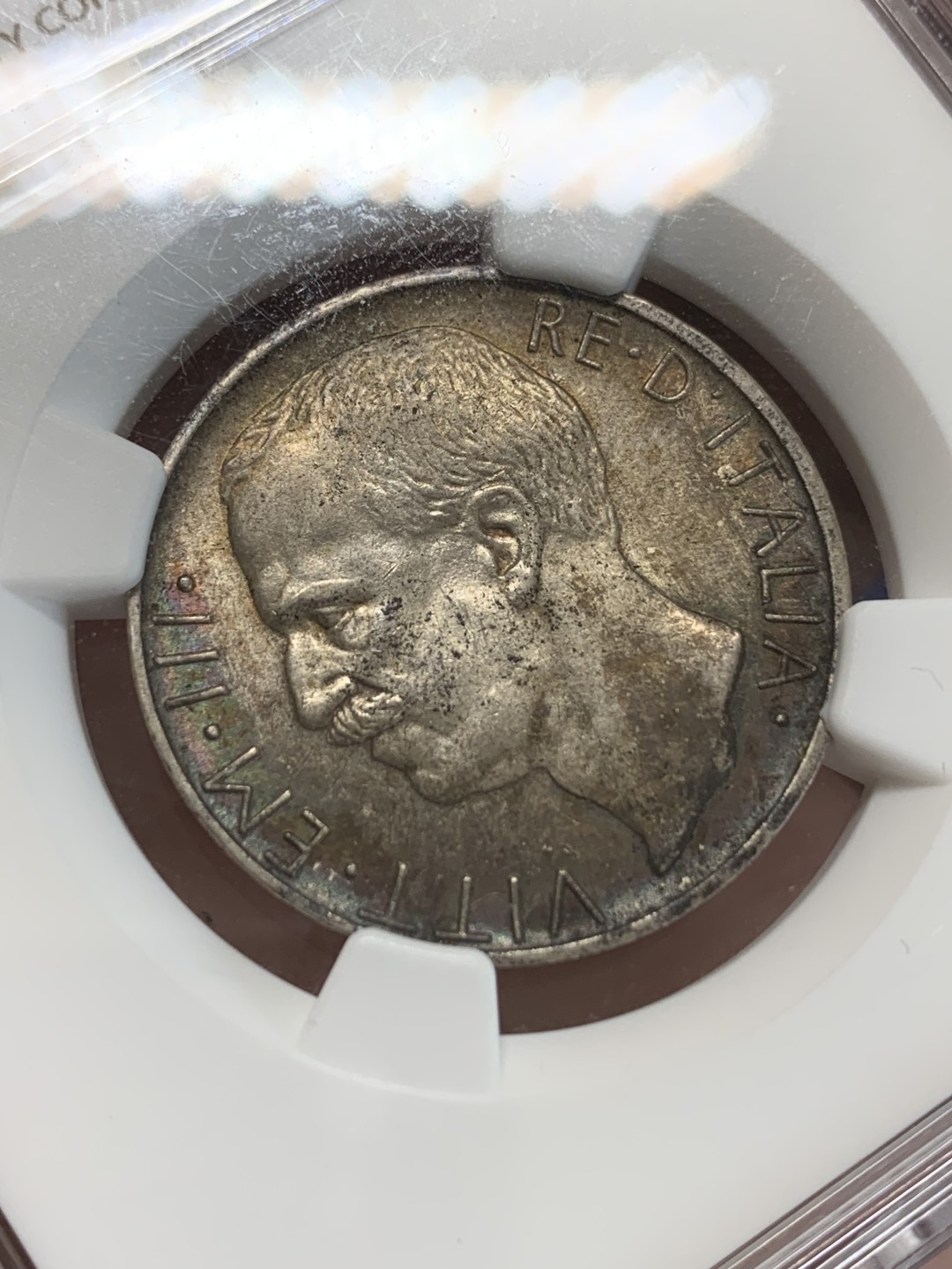 《竞宝斋》三少爷老婆本专场-第156场 (全场包邮) NGC MS62 意大利1927年马车10里拉银币