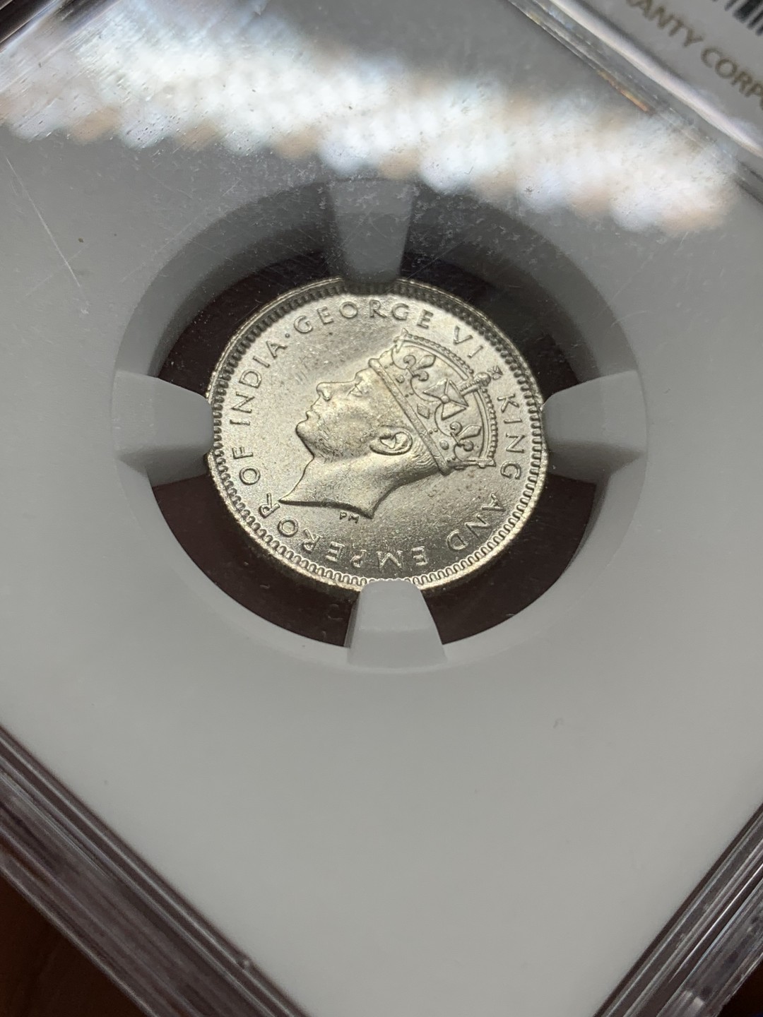 《竞宝斋》三少爷老婆本专场-第156场 (全场包邮) NGC MS63 英属马来亚1941年乔治六世国王头像10分银币