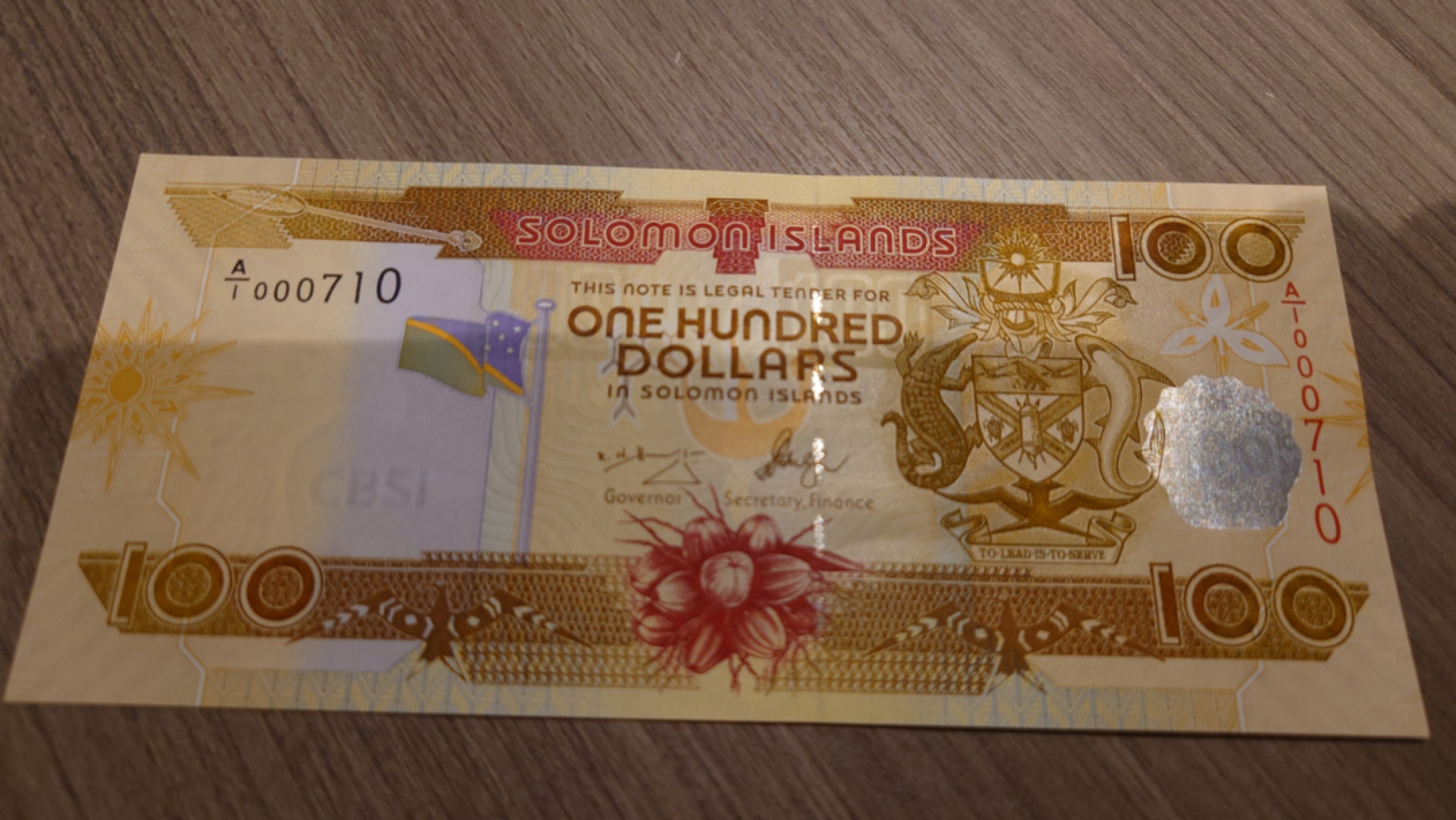 【更多好货继续登录】微拍第60期暨2023年第七期 新品裸币专场 2006年所罗门群岛100元 全程无4百位号710