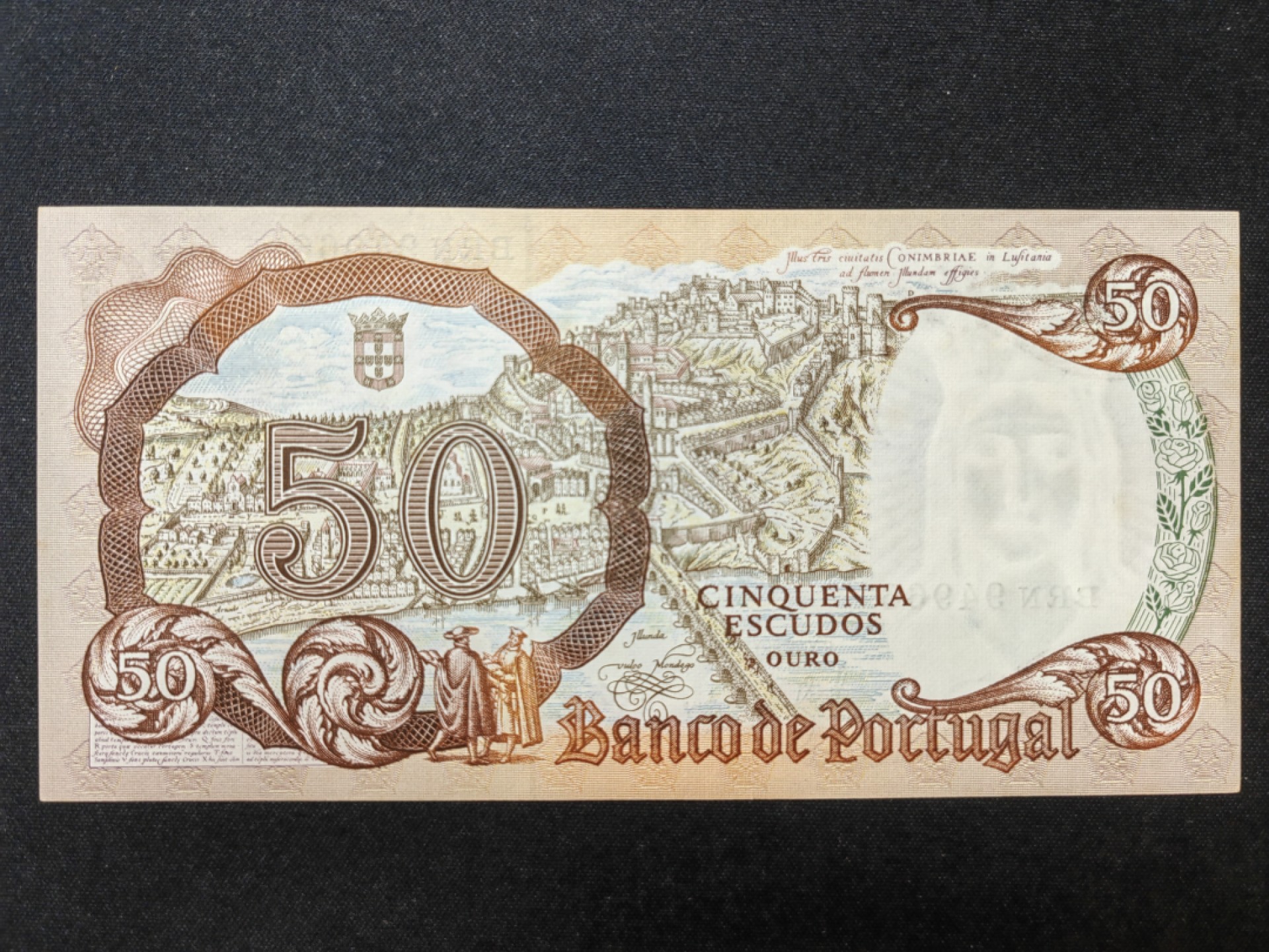 外国精品纸钞 葡萄牙 50埃斯库多 1964年版