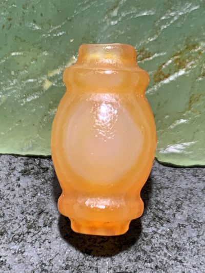 精美高玉化天眼千层风化纹缠丝玛瑙灯笼珠一颗 - 精美高玉化天眼千层风化纹缠丝玛瑙灯笼珠一颗