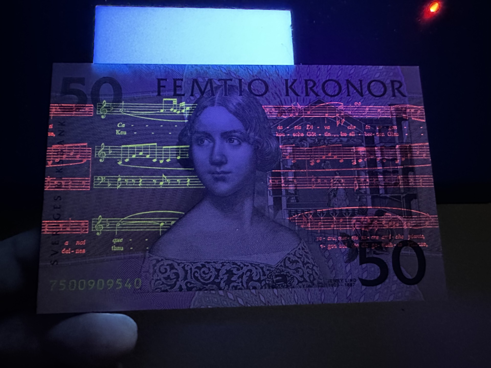 《外钞收藏家》第二百六十三期（连拍第一场） 瑞典50克朗 夜莺 全新UNC