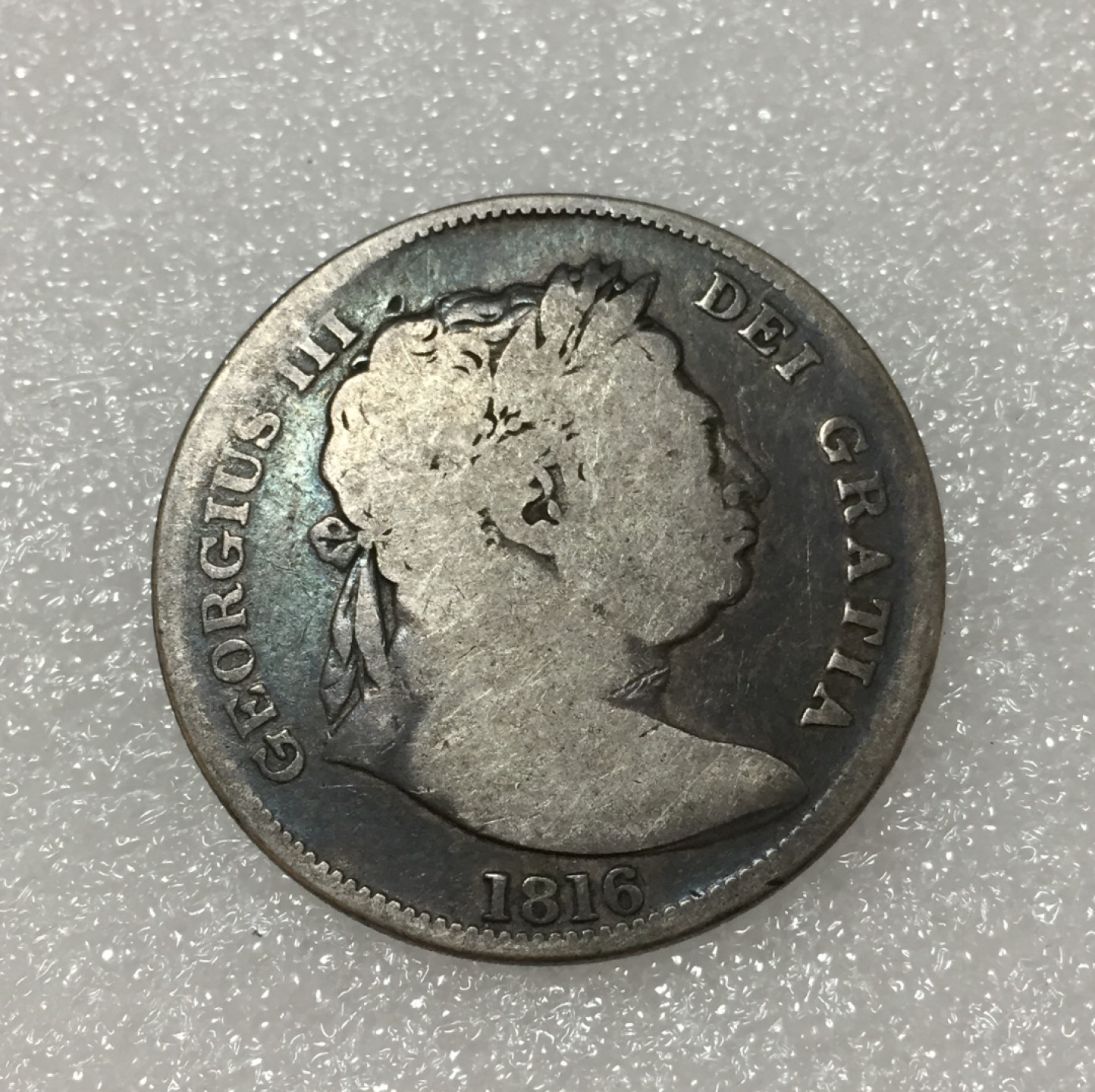 方圆集藏第四期专场 8060-英国1816年乔治三世半克朗银币