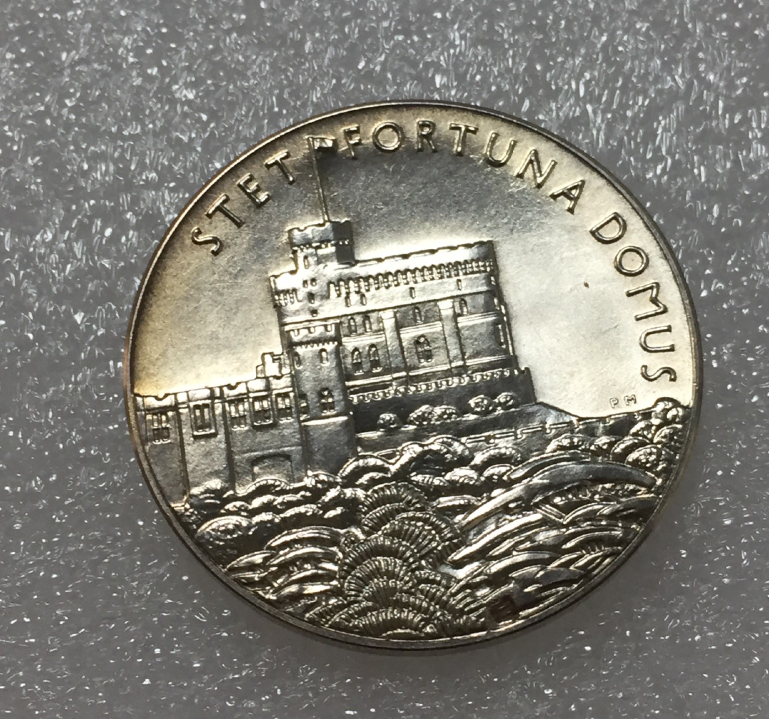 方圆集藏第四期专场 11421-英国1935年乔治五世玛丽皇后登基25周年银禧纪念银章