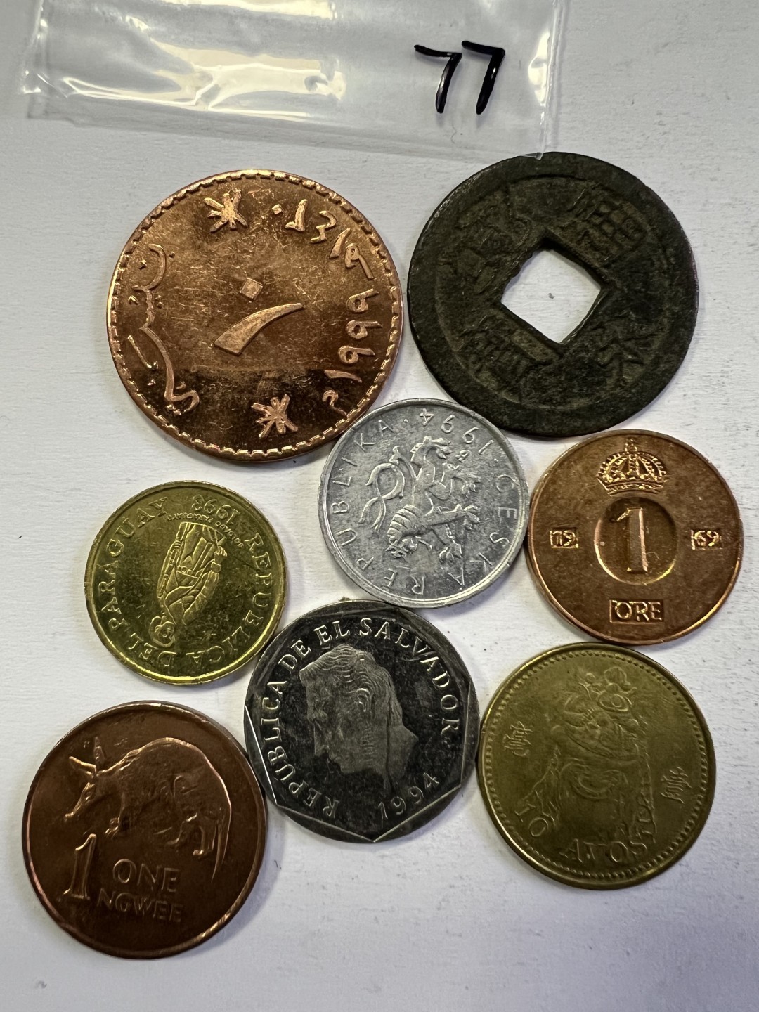 泡泡堂第289期  世界硬币 （无押金，捡漏，全场20包邮，偏远地区除外，接收代拍业务） 硬币一袋77