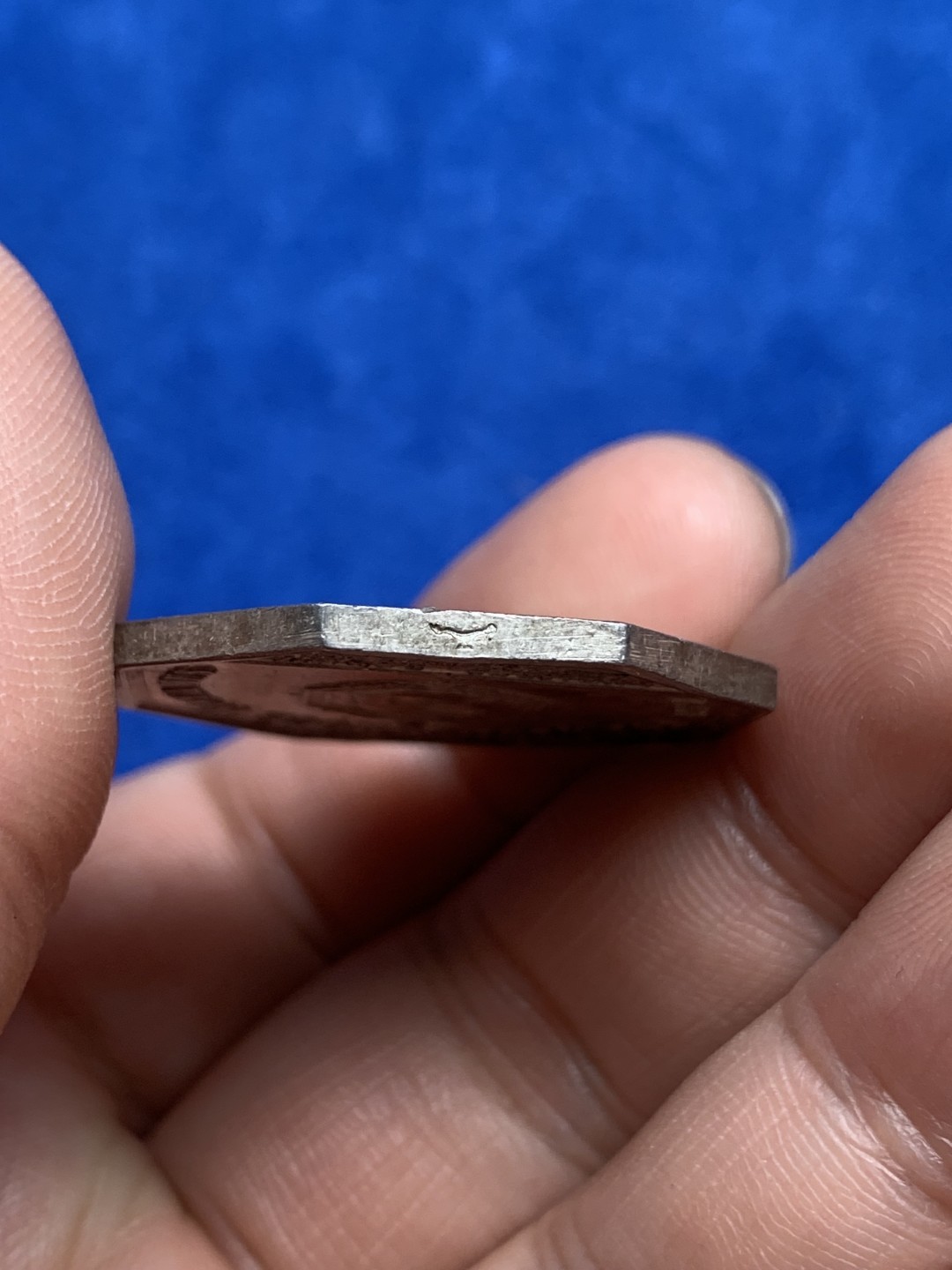 《竞宝斋》第157场-法国八角与章 专场！周日，周一，周四 3场 (全场包邮) 法国八角银质代币，桑斯地区公证处，14.35g，31.4mm，油灯边铭，黄油彩，高点俱在