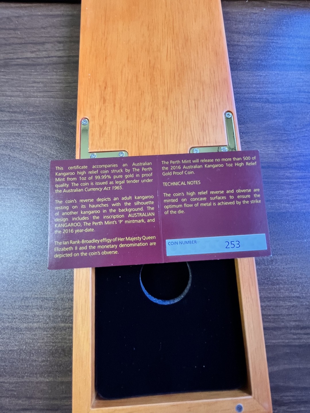 【海寧潮E】澳大利亚2016年袋鼠系列1盎司袋鼠纪念金币NGC-PF70首期特殊标原盒证书光金价13000多