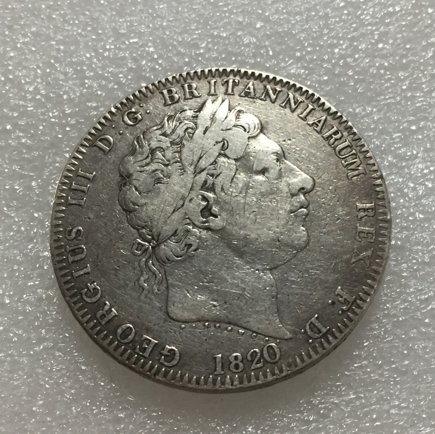 方圆集藏第四期专场 11197-英国1820年乔治三世马剑银币